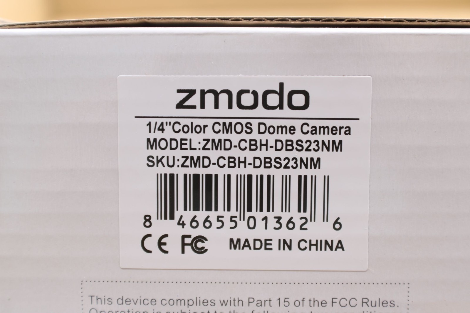 NEW Zmodo Dome Outdoor Camera Kit Weatherproof Infrared Night Vision 3.6mm Lens