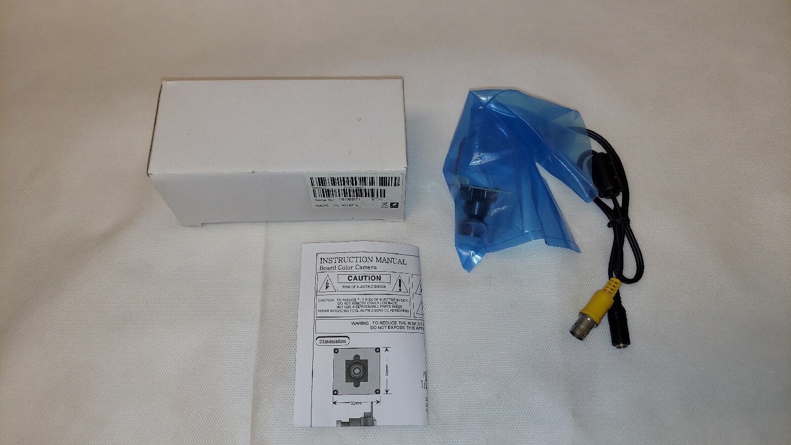 SuperCircuits – Compact Board Color Surveillance Camera Module PC823XSSL – NOS