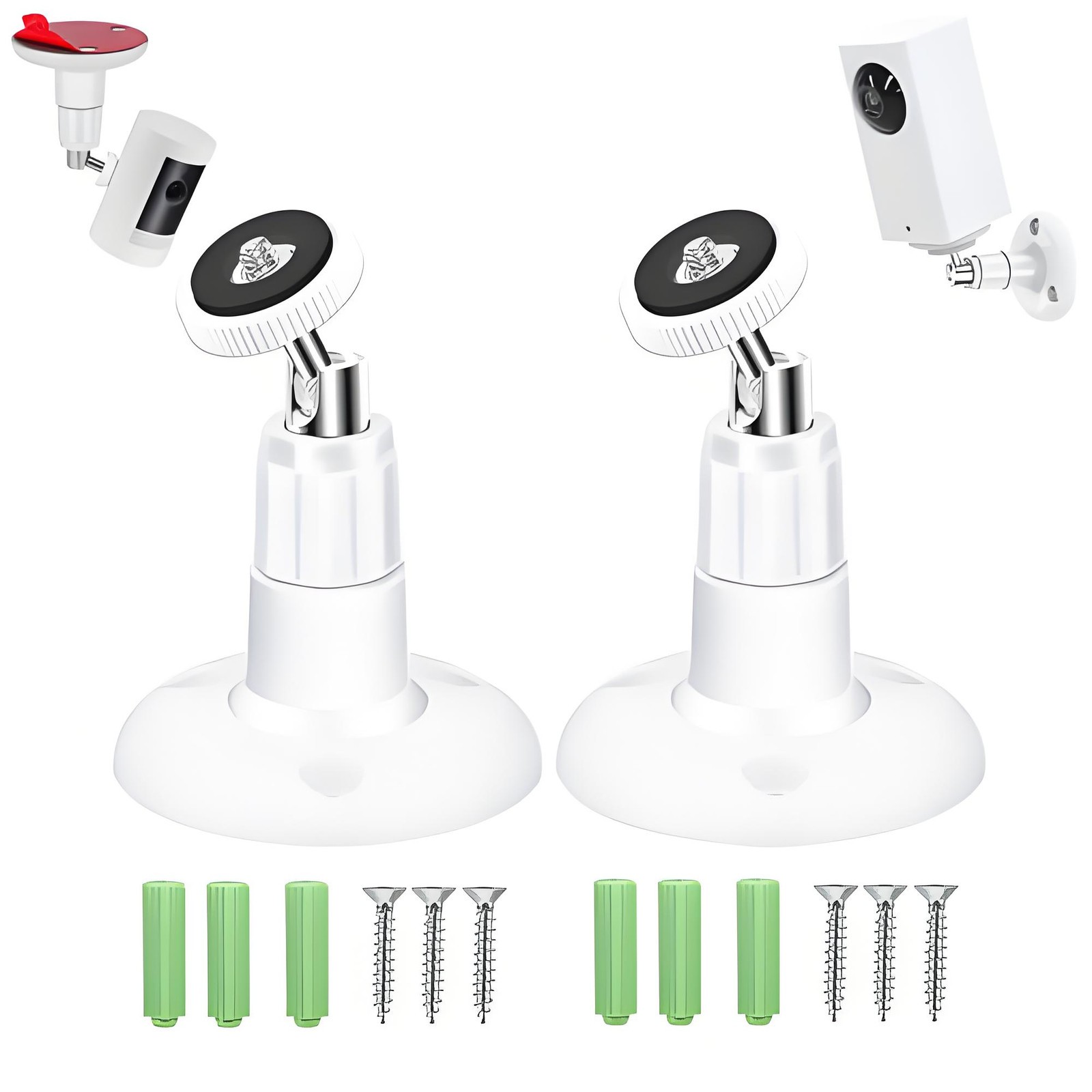 4 x Wall Mount Bracket For Ring Stick Up Cam Wired/Battery Solar Security Camera