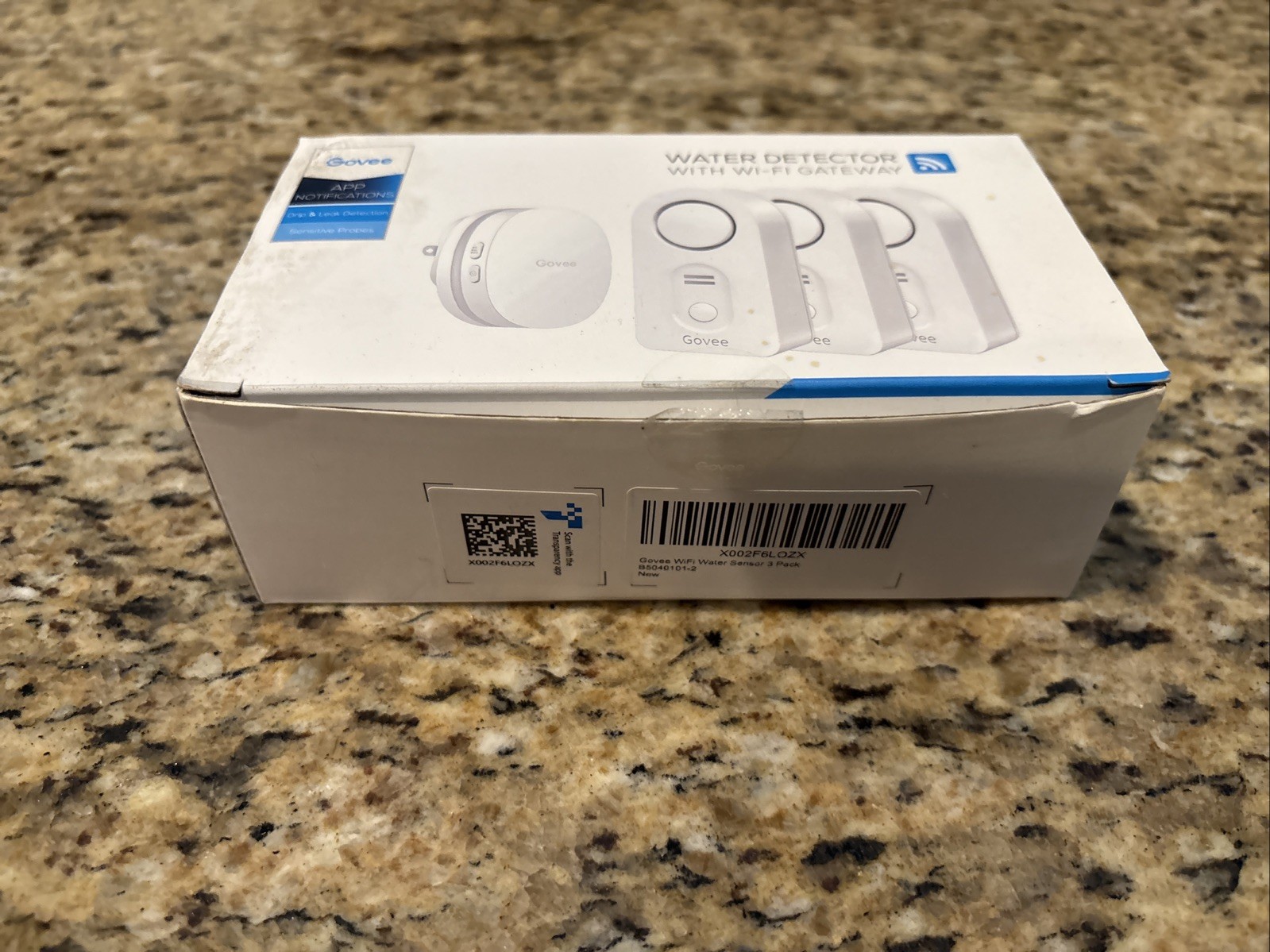 Water Detector Sensor 3 Pack with RF Wi-Fi Gateway H5054 & H5040 *Open-box/New*
