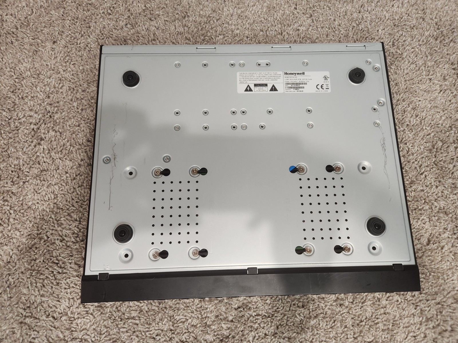 Honeywell HEN16163 16-Channel 4K PoE NVR 8TB Security Recorder TESTED UNLOCKED
