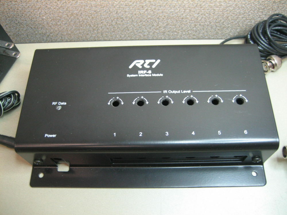 RTI IRF-6 System Interface Module RF Receiver IR Router w/ Adapter, Antenna