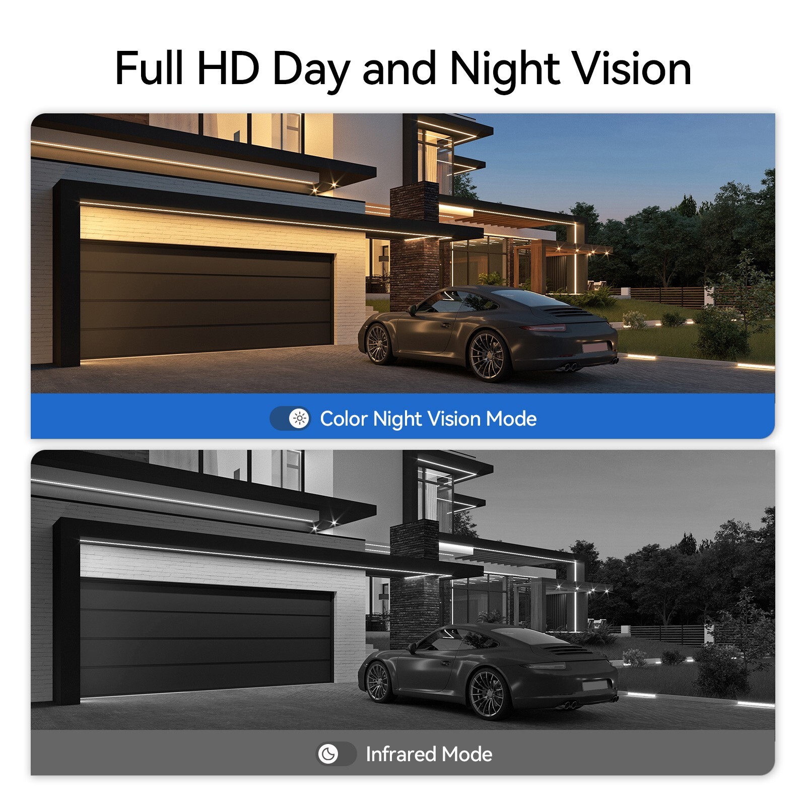 5MP Wireless Audio Camera Security System Outdoor Home 8CH NVR 1TB Night Version