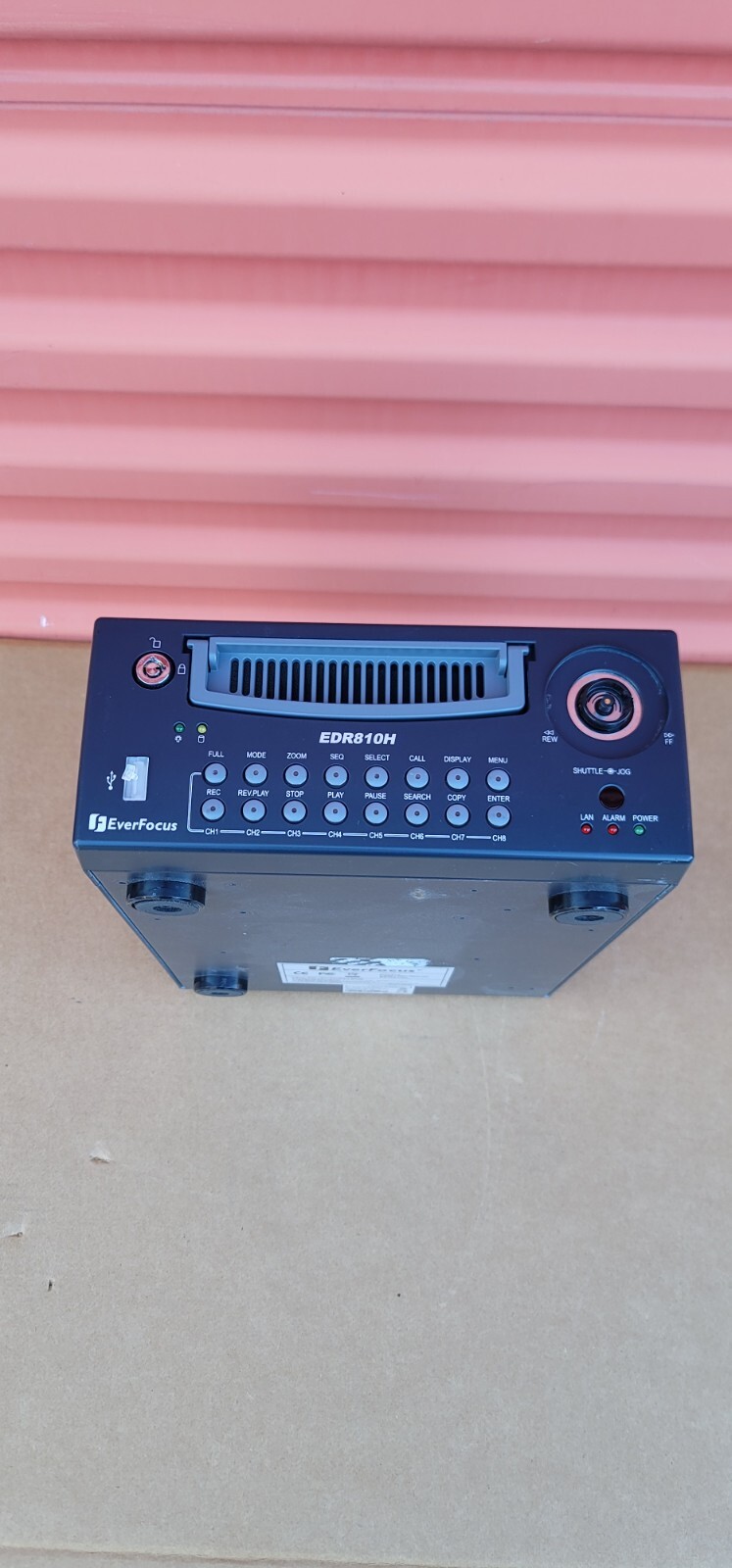EVERFOCUS EDR810H 8 CHANNEL MPEG4 DIGITAL VIDEO RECORDER [ NO POWER SUPPLY ]
