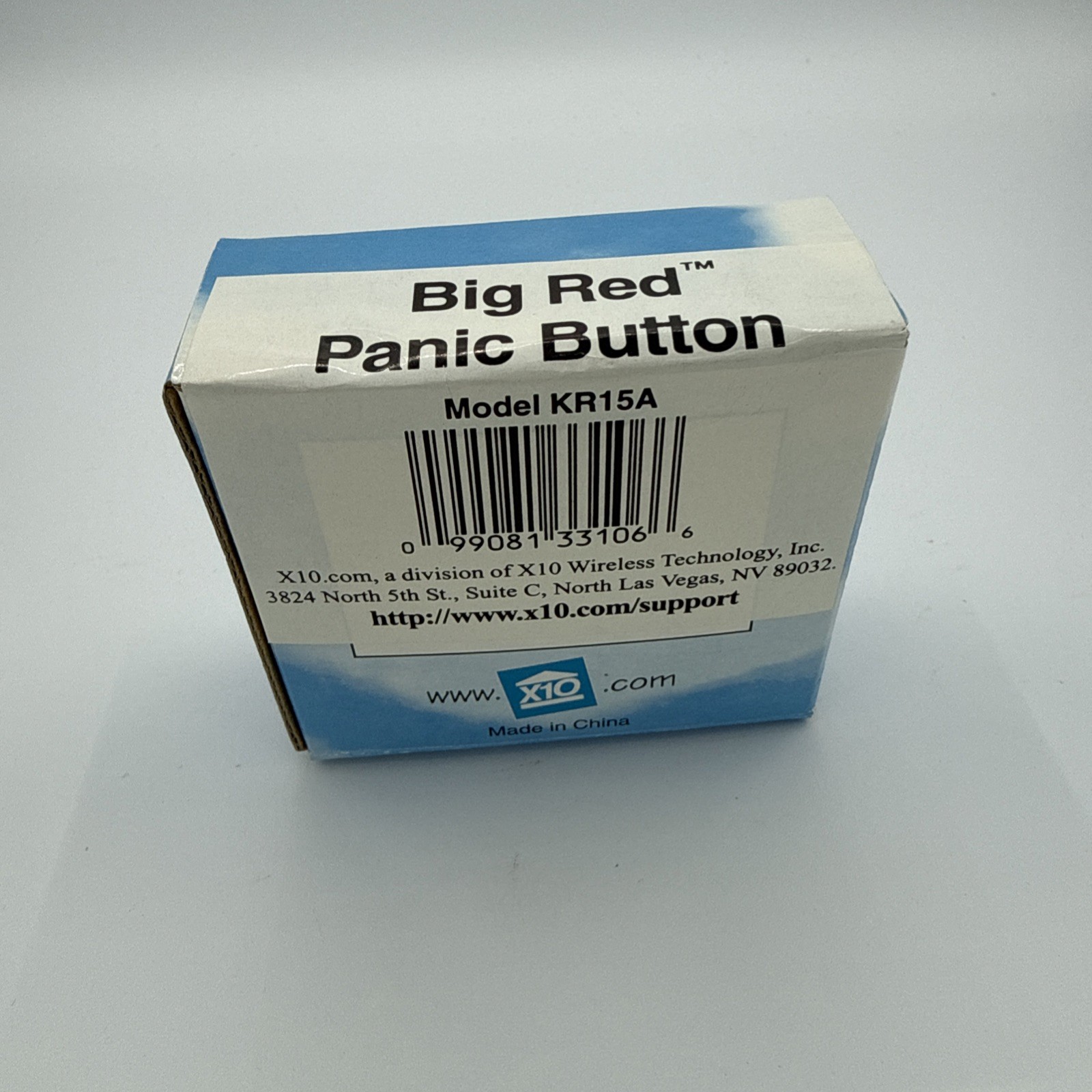 Big Red Panic Button – Model KR15A – X10 Security System
