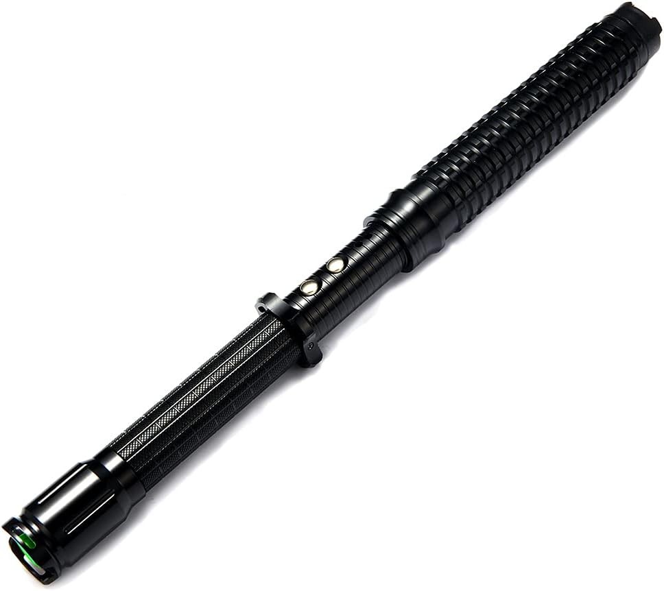Advanced Self-Defense Tool: 80 Million Volt LED Flashlight – Adjustable 18.9in