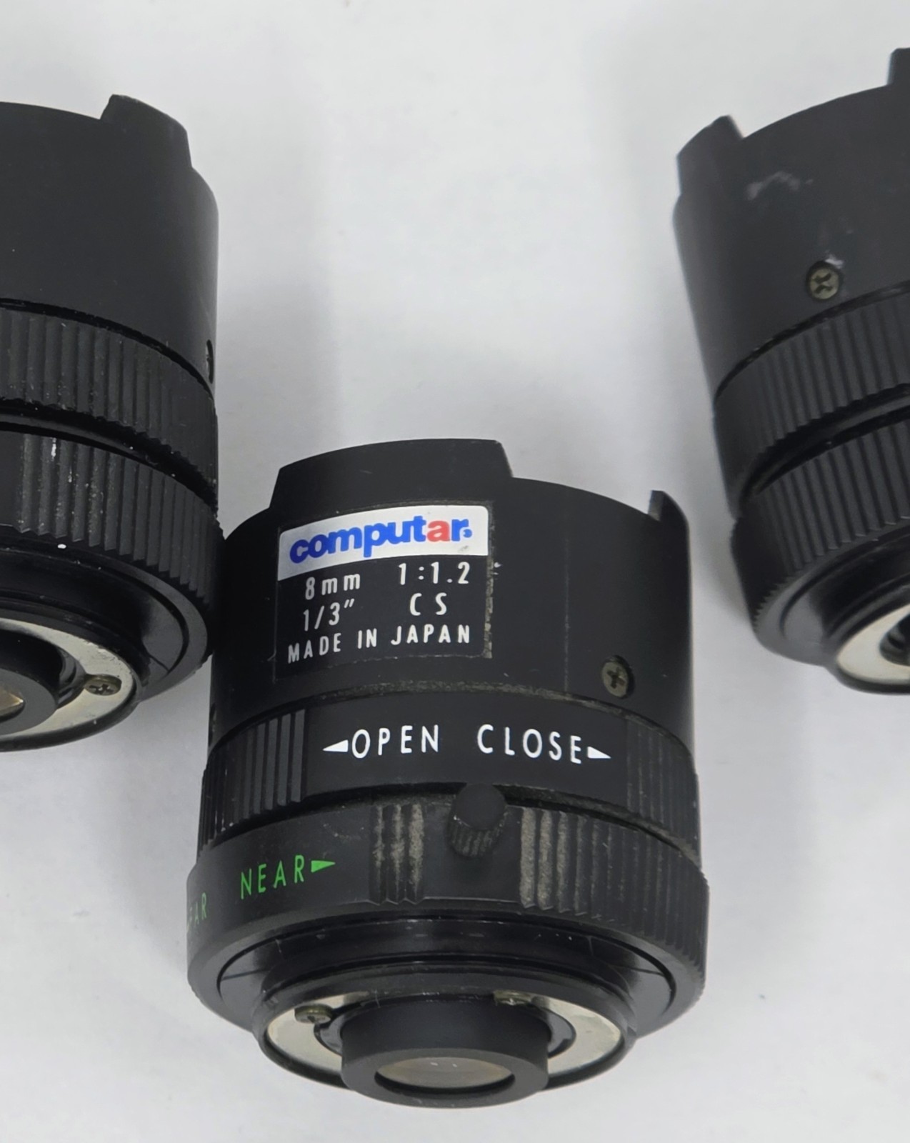 (Lot of 6) Computar 8mm 1:1.2 1/3″ CS Lens Japan