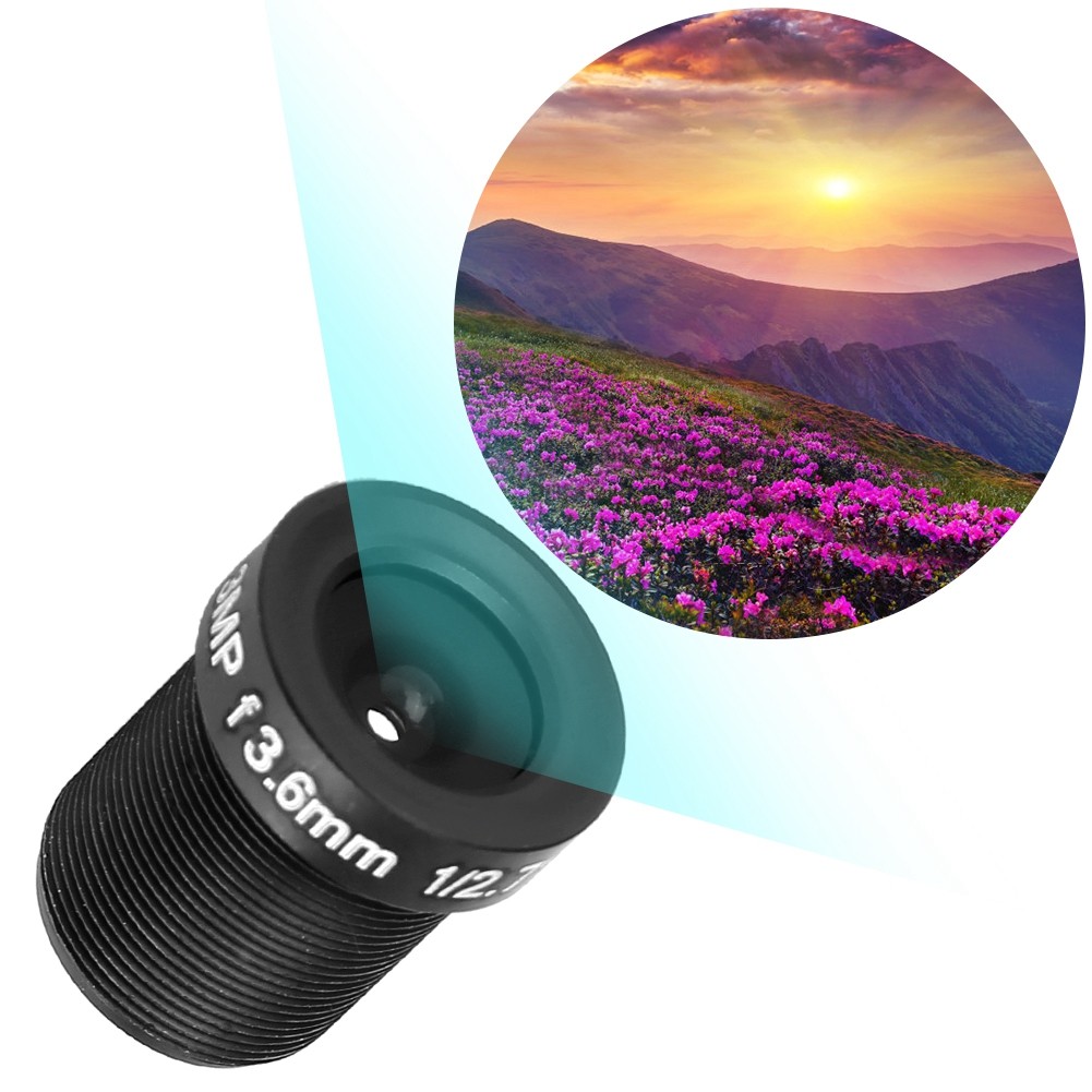 2pcs Security Lens Wide Angle CCTV 3.6mm 3MP HD For Camera