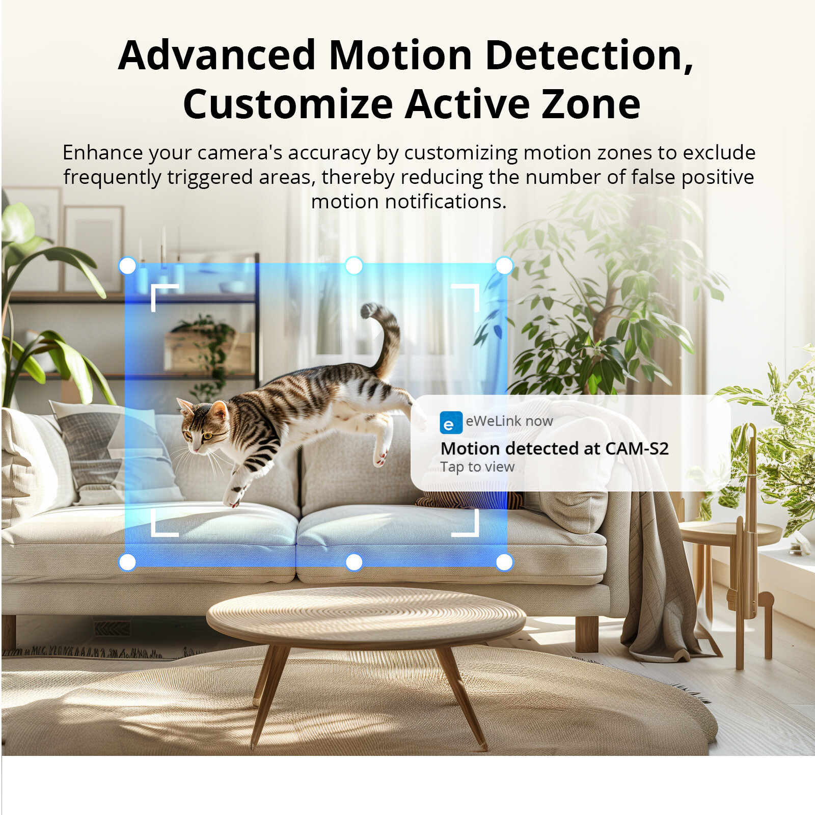 SONOFF Wifi Smart Home Security Camera 2-Way Audio Human Motion Detection Alerts