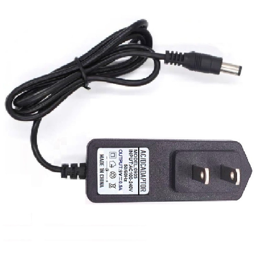 AC Converter Adapter 5.5mm x 2.1mm DC 9V 0.5A 500mA Power Supply Charger USA