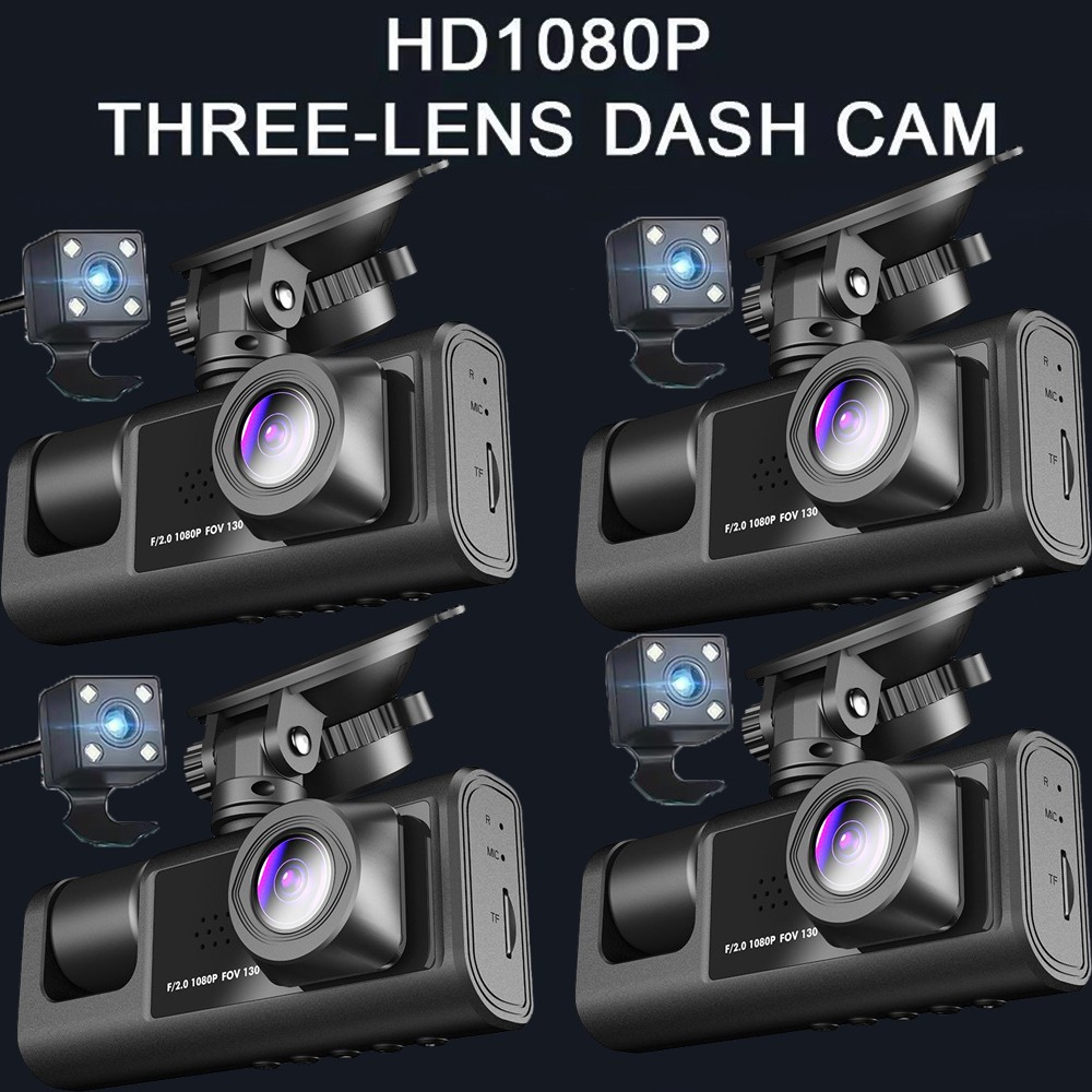1-4x Camara Salpicadero HD Grabadora De Video Para Auto Carro Coche Con G-Sensor