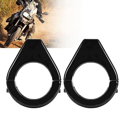 Motorcycle Modified Turn Light, 1 Mount Bracket Aluminium Alloy 41mm Fork Black