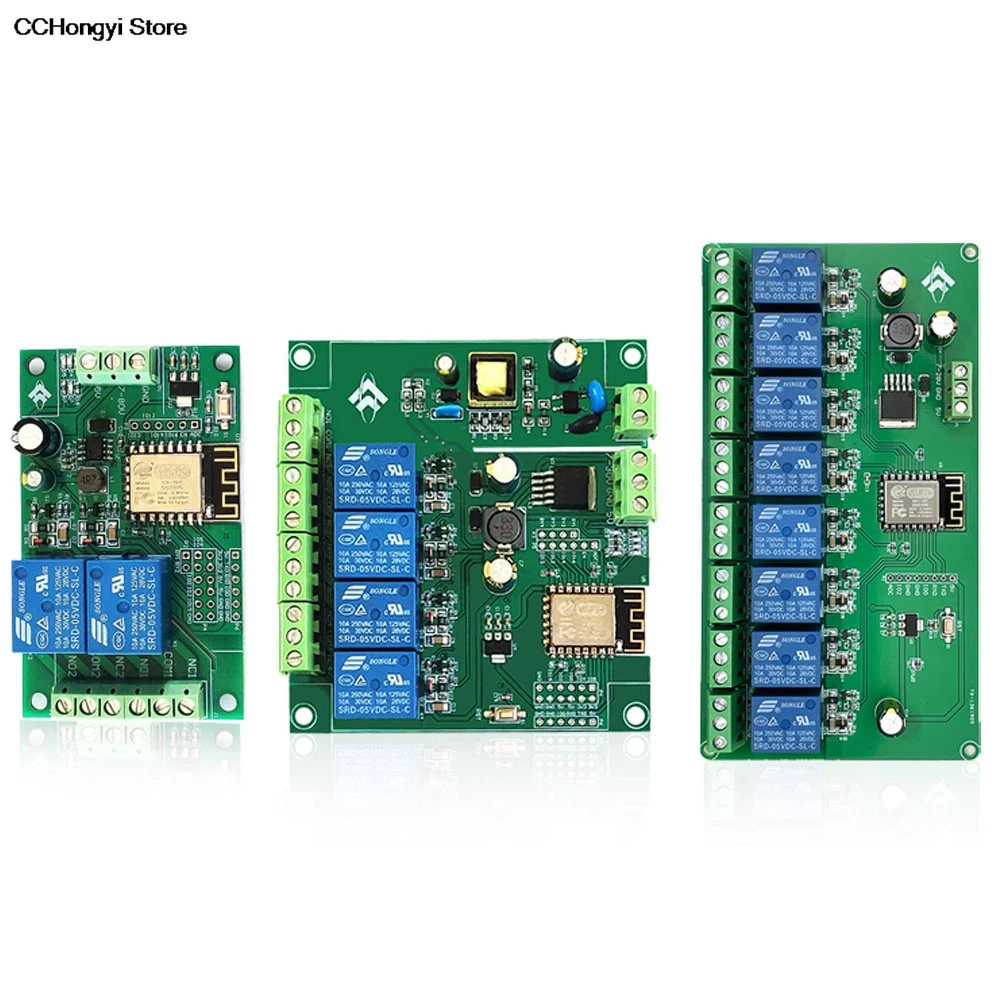 2/4/8 Channel ESP8266 Wireless WIFI Relay Module ESP-12F Development Board
