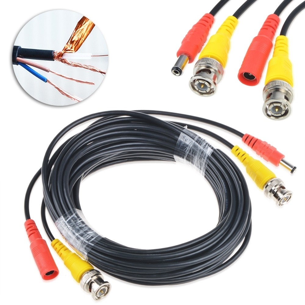 50ft BNC Video Power Wire Cord for Lorex Camera Cable 1080P 720P 960H ETC