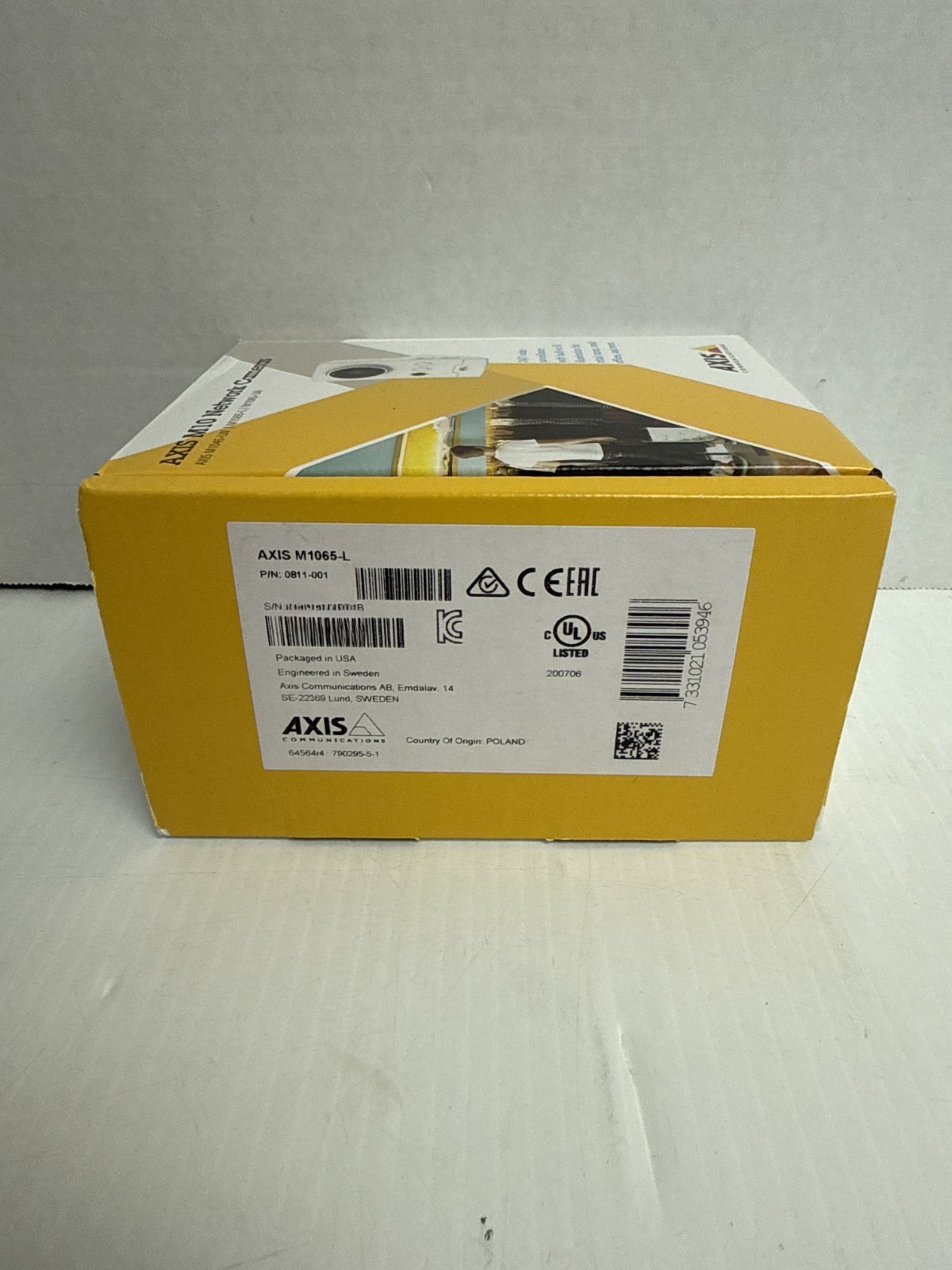 Axis M10 M1065-L 0811-001 Fixed Network Camera New in Originally Sealed Box