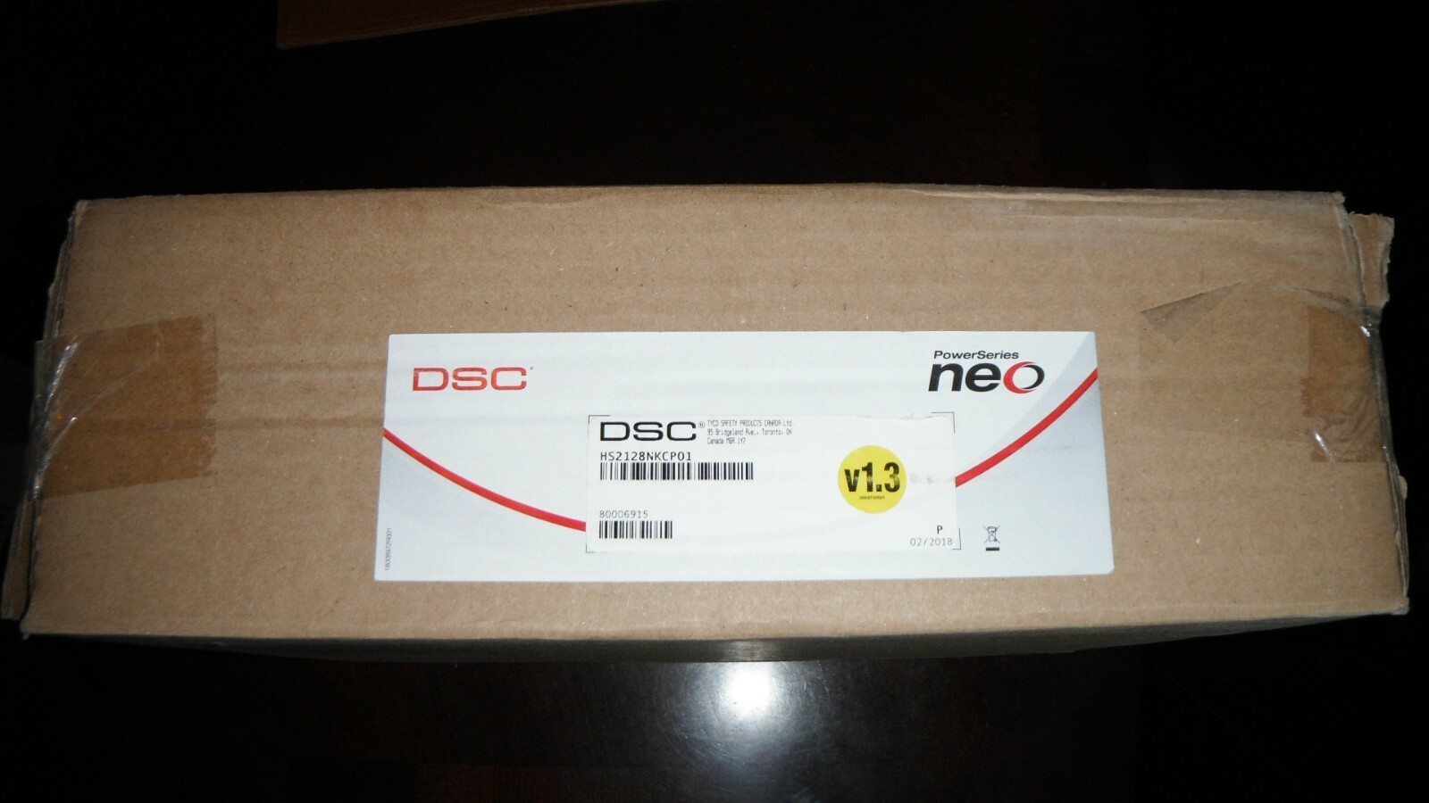 DSC HS2128PCB NEO HS2128 Control panel board with cabinet, no keypad
