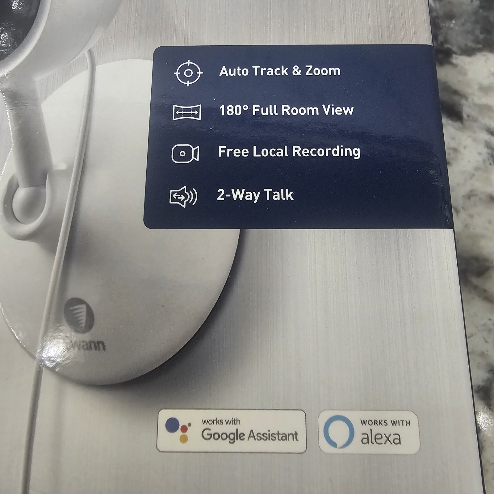Swann NEW 1080P WiFi Tracking Indoor Security Camera w 32GB SD Card SEALED BOX