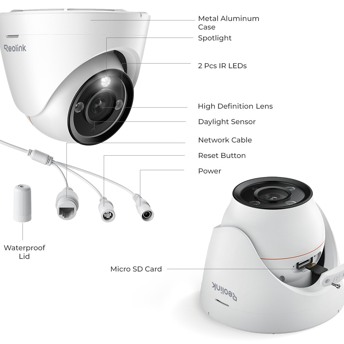 Reolink 12MP 1224A IP Camera 16CH 4TB NVR Home PoE CCTV Security Camera System