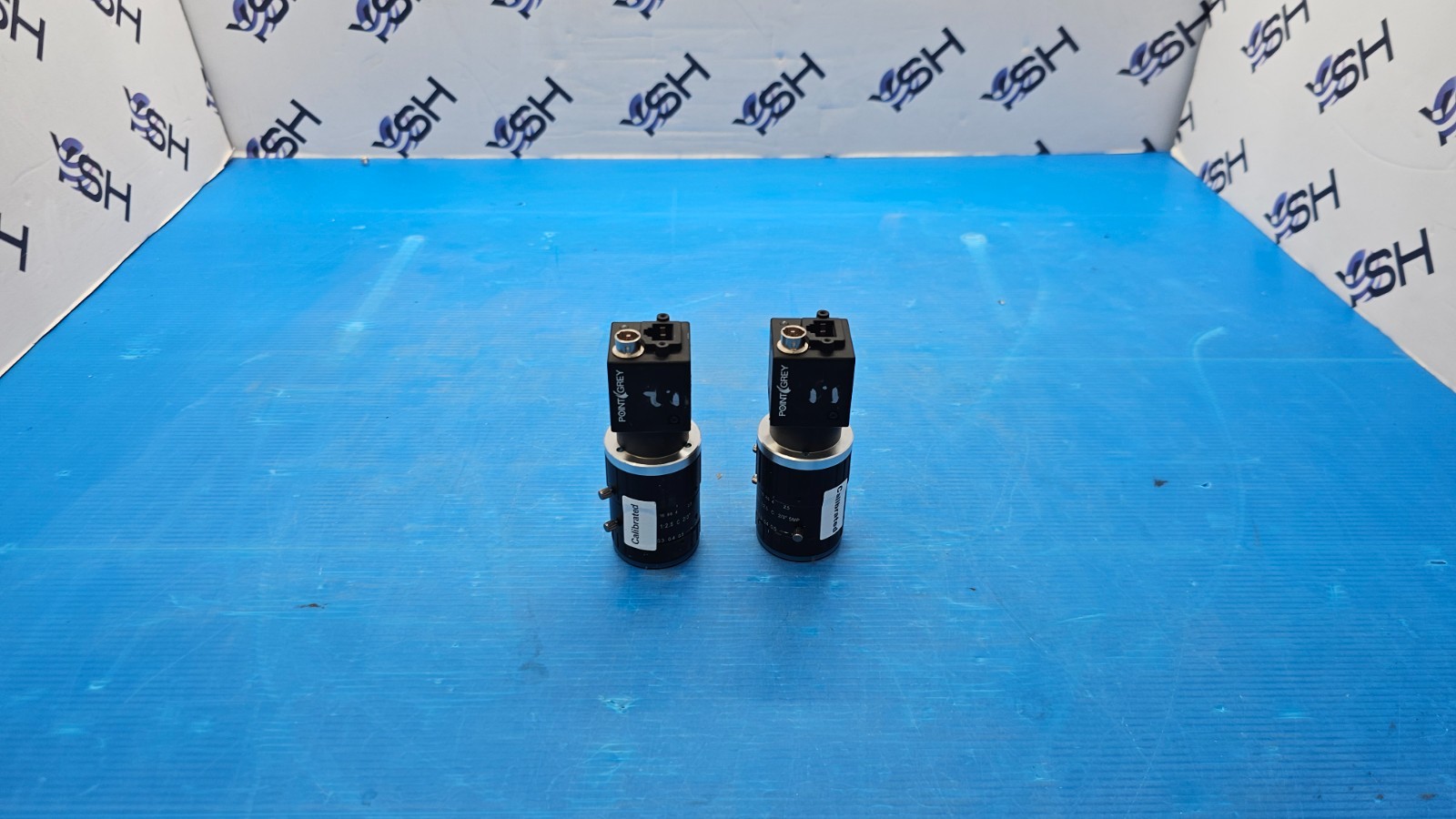 Point Grey BFLY-PGE-50S5C-C PoE Industrial Camera w/ 8mm 1:2.5 C Lens Lot of 2
