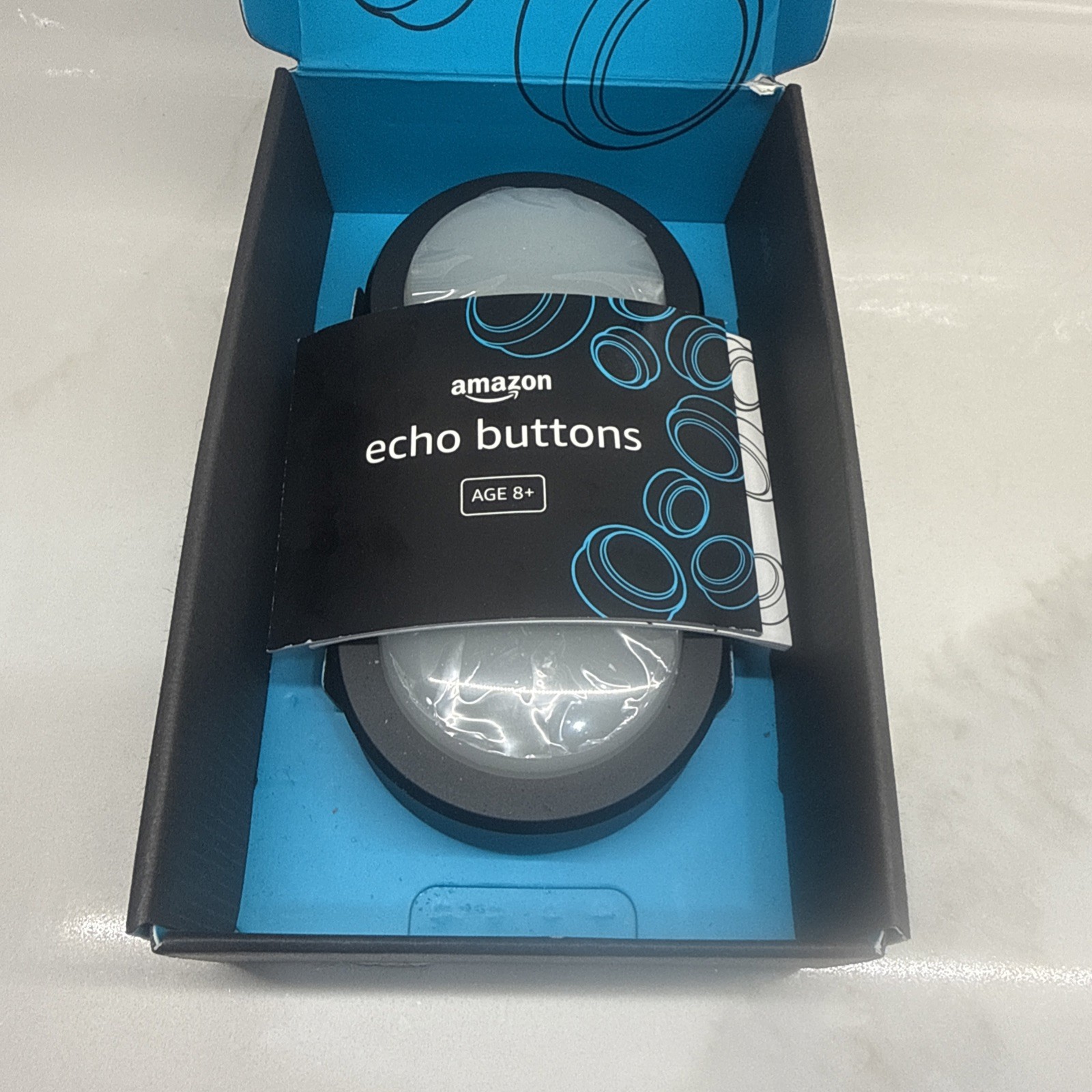 Amazon Echo Buttons Alexa Gaming Gadget 2 Pack New Open Box – Fast Shipping!