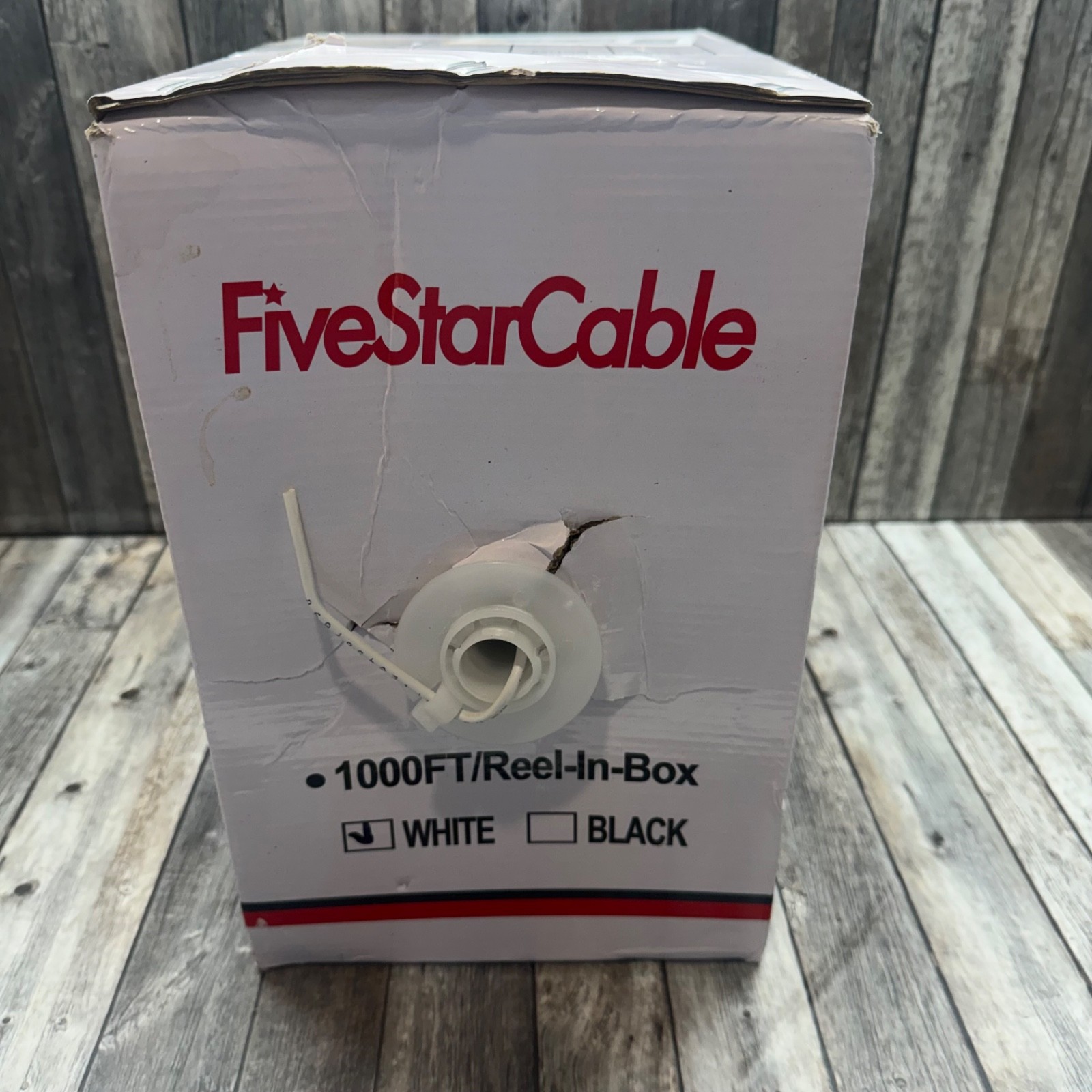 1000FT Security Cable 22/4AWG Stranded Unshielded CCA Fire Burglar Alarm Wire