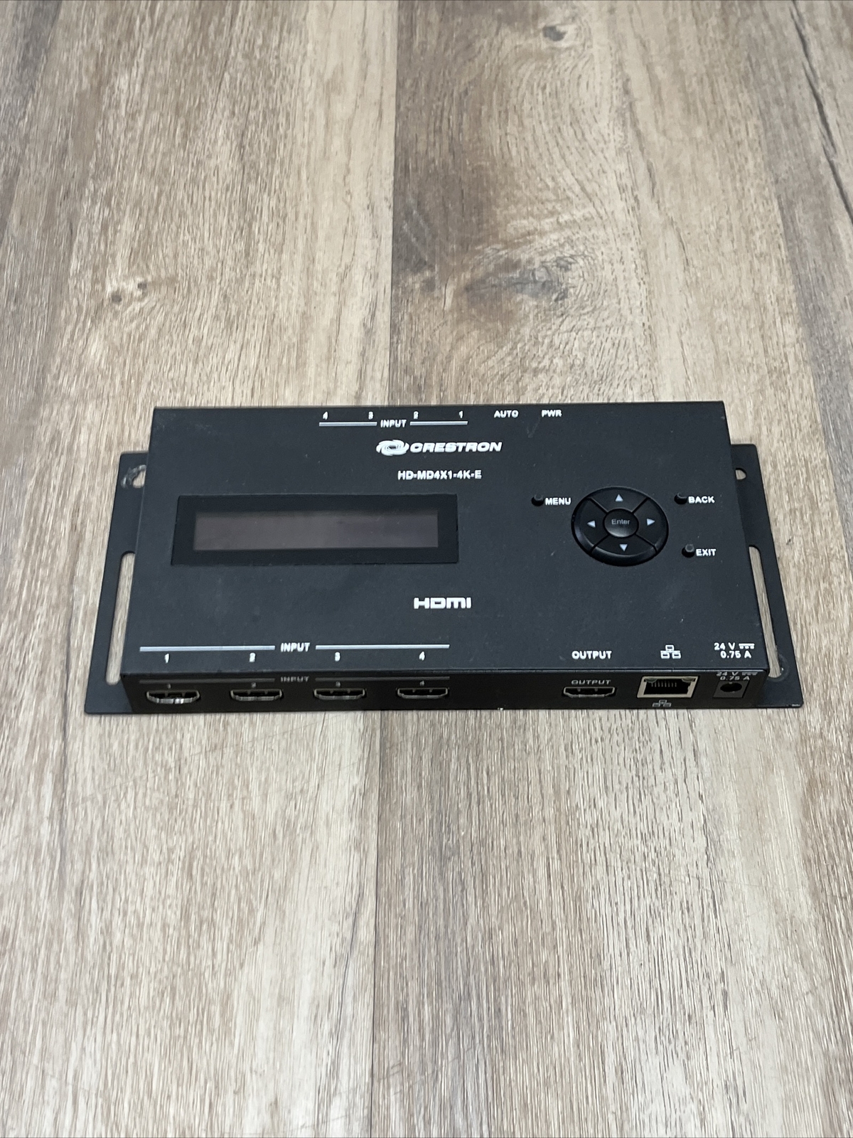 Crestron HD-MD4X1-4K-E 4×1 4K HDMI Switcher No power supply