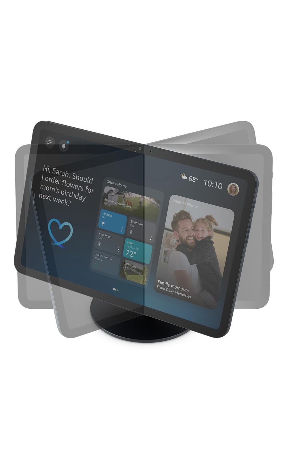 Adjustable Stand Designed for Echo Show 8 & 11 (2025 releases sold separately)