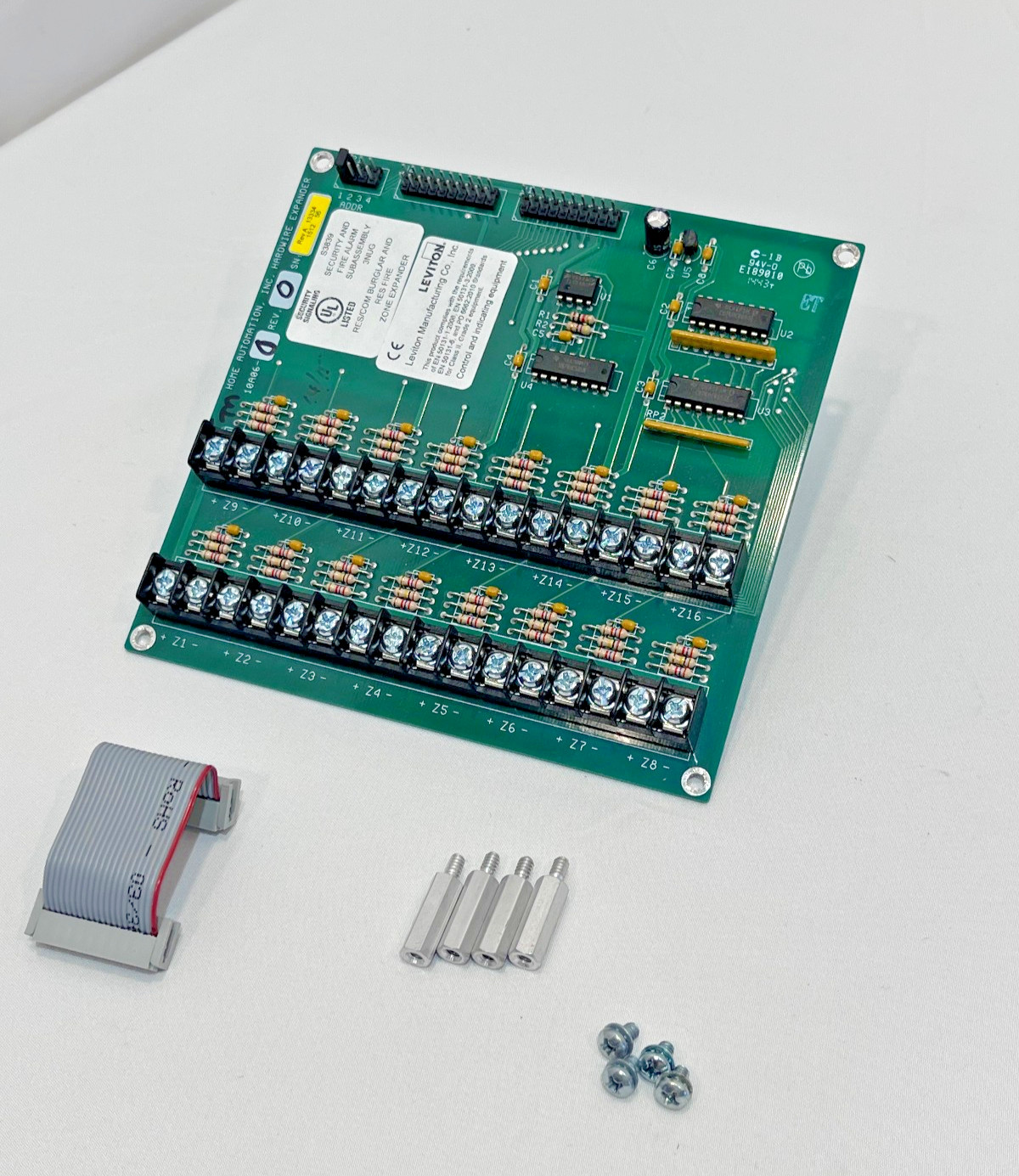 Leviton HAI Omni Pro II 10A06 16-zone hardware expander board – used
