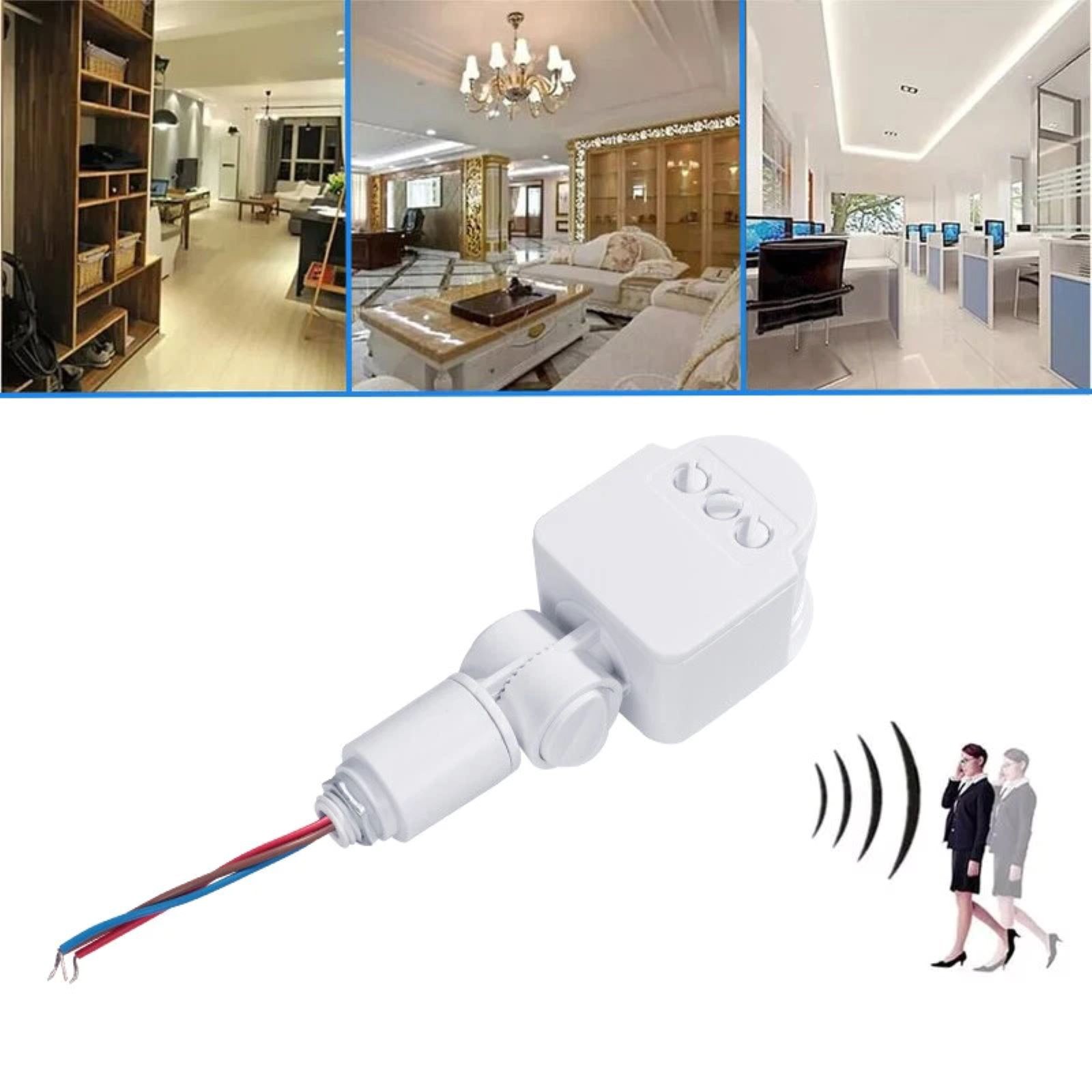 2pcs New PIR Motion Sensor Switch infrared wall mount switch AC 110-240V