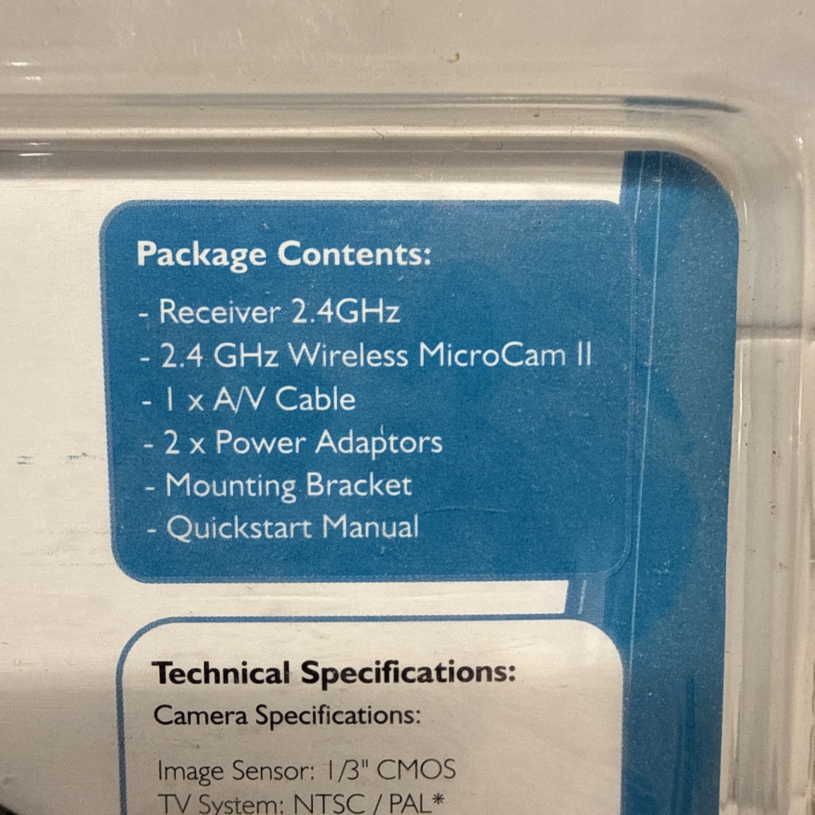 Swann Microcam 2 Wireless Security Camera System 2.4G With Receiver Brand New