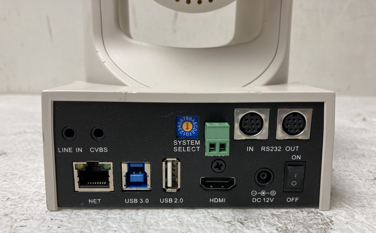 PTZOptics 12x-USB Gen2 Live Streaming Camera PT12X-USB-WH-G2 No Power For Parts