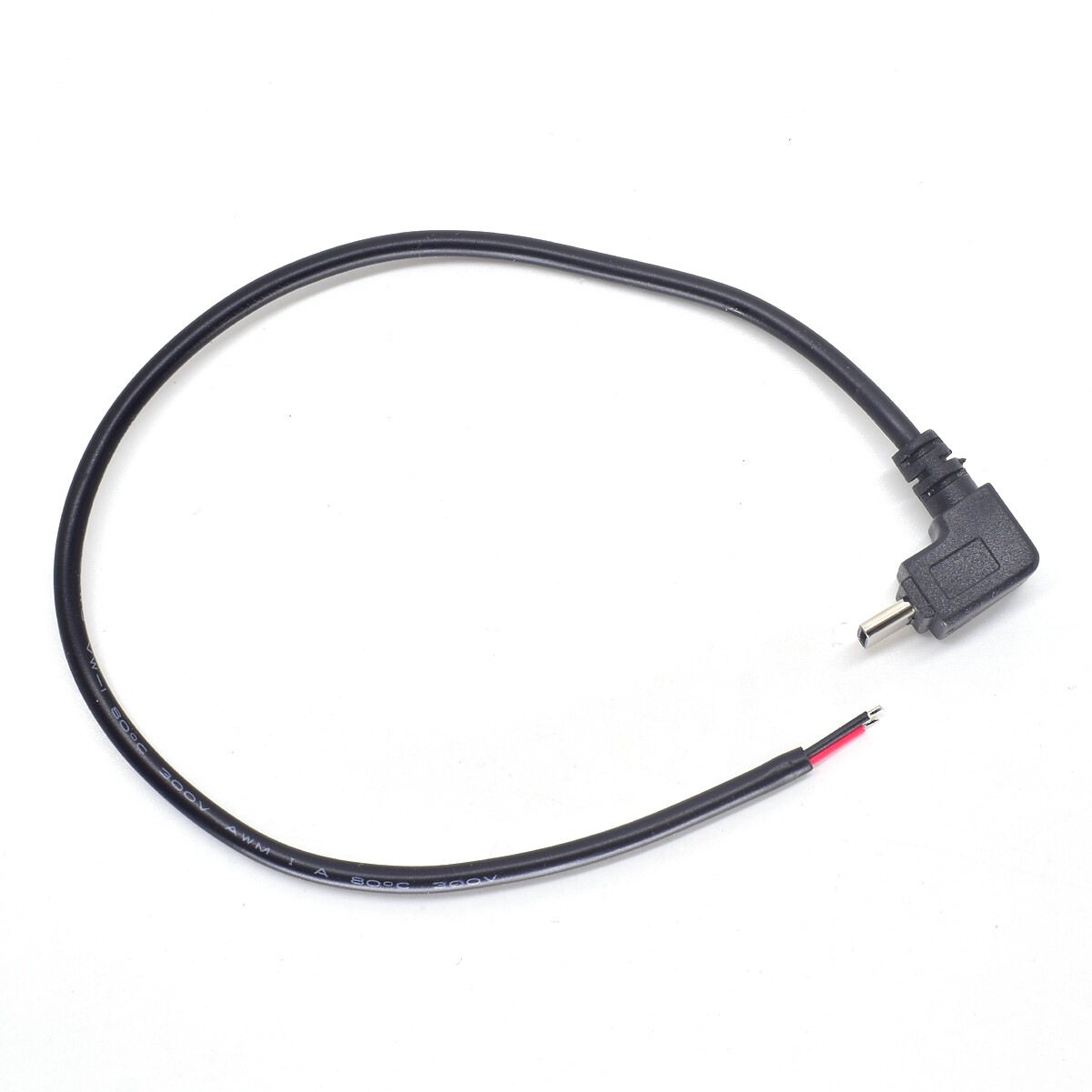 50pcs 30cm USB C Type-C UP Down Direction Cable 5V 3A 22AWG Power Pigtail Cable