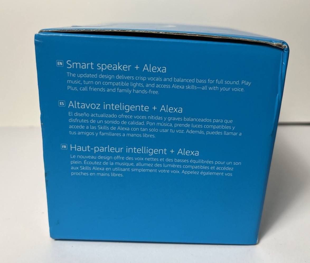 NEW – Echo Dot (4th Gen, 2020 release) B7W64E Smart Speaker with Alexa BLACK