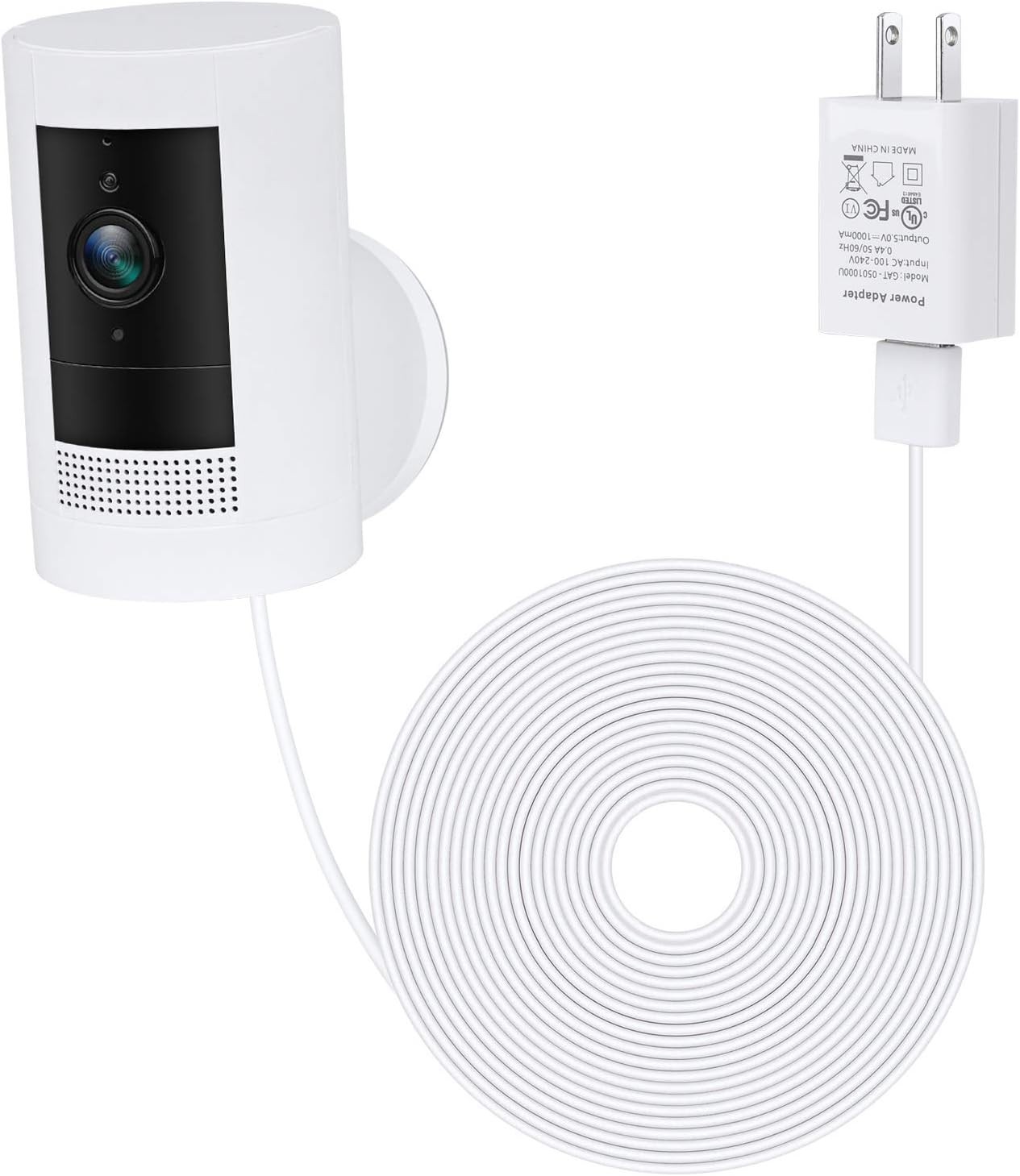 “Adaptador Energia Camara Ring 3Gen Cable 9M Exterior Resistente Carga Continua