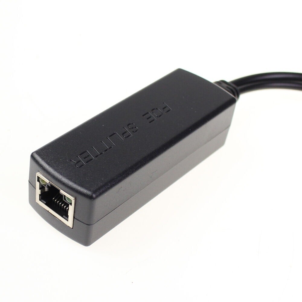 Active PoE Splitter Power Over Ethernet 48V to 12V 2A For IEEE802.3af 15.4W US