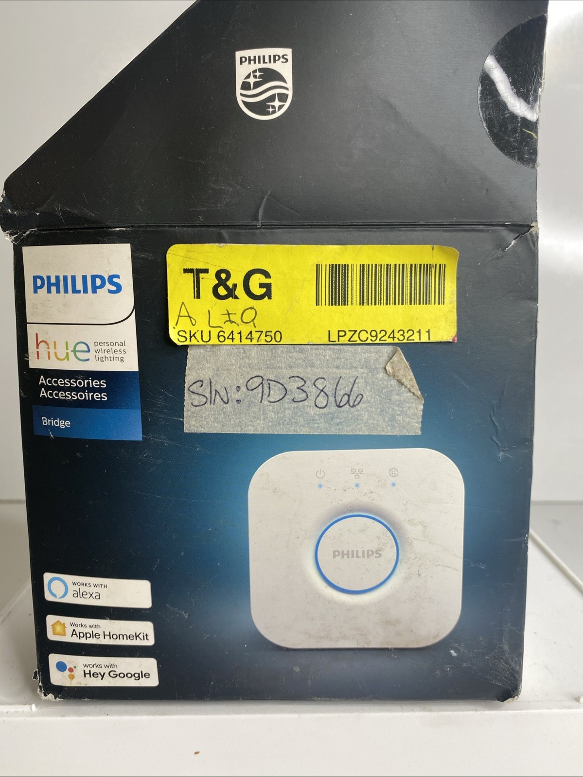 PHILIPS HUE 458471 SMART BRIDGE CONTROL UP TO 50 LIGHTS & ACCESSORIES