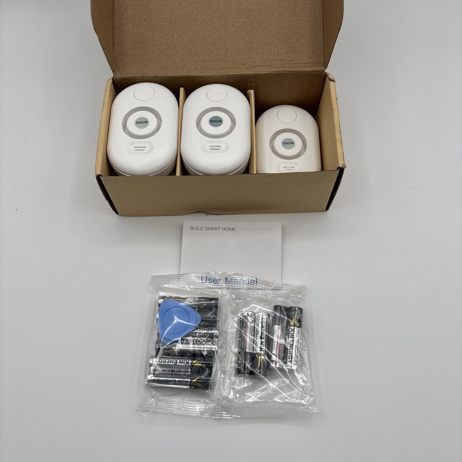 Water Leak Detectors for Home,Water Sensor Alarm WD60 (5 Pack) Alarm Volume100db