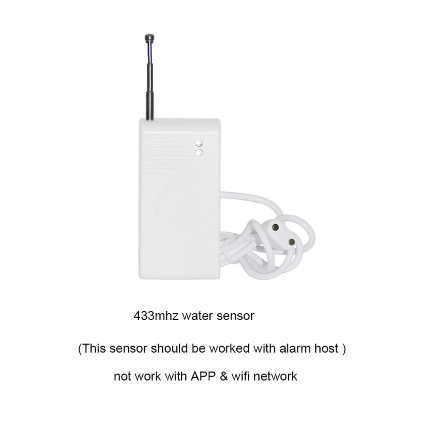 433MHZ Wireless Water leak Sensor Water Leakage Detector Home Alarm System