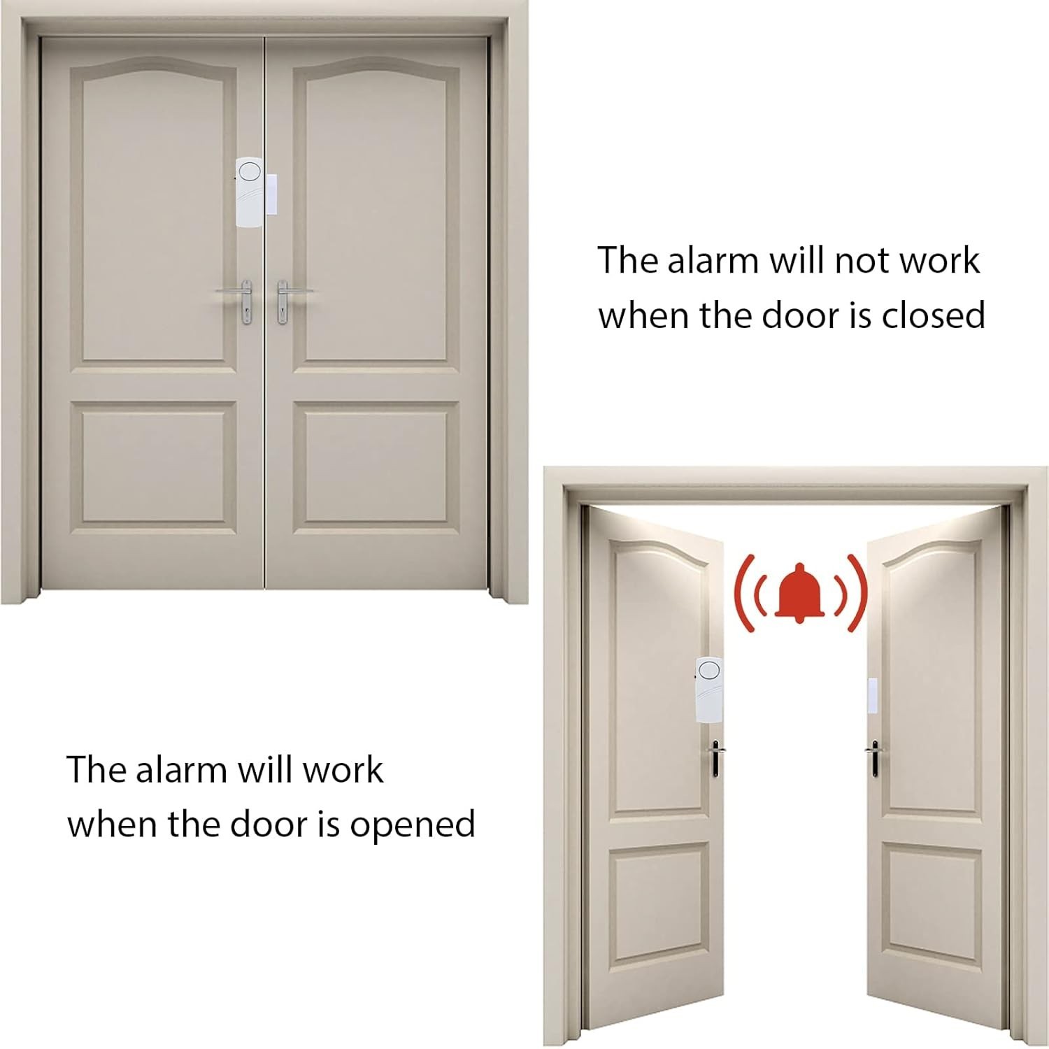Wireless 90dB Door & Window Security Alarms – 15 Pack for Peace of Mind