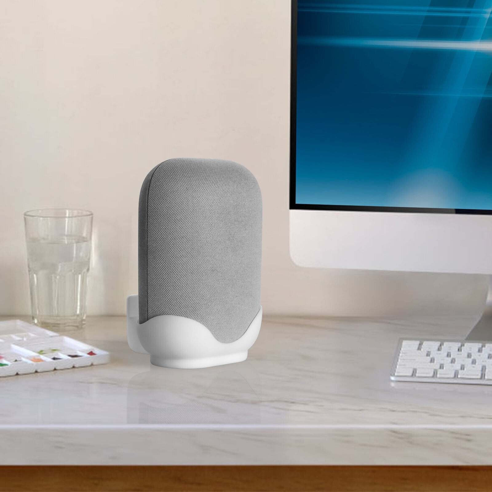 Wall Mount Bracket Desktop Holder Stand Part for Google Nest Audio Smart Speaker