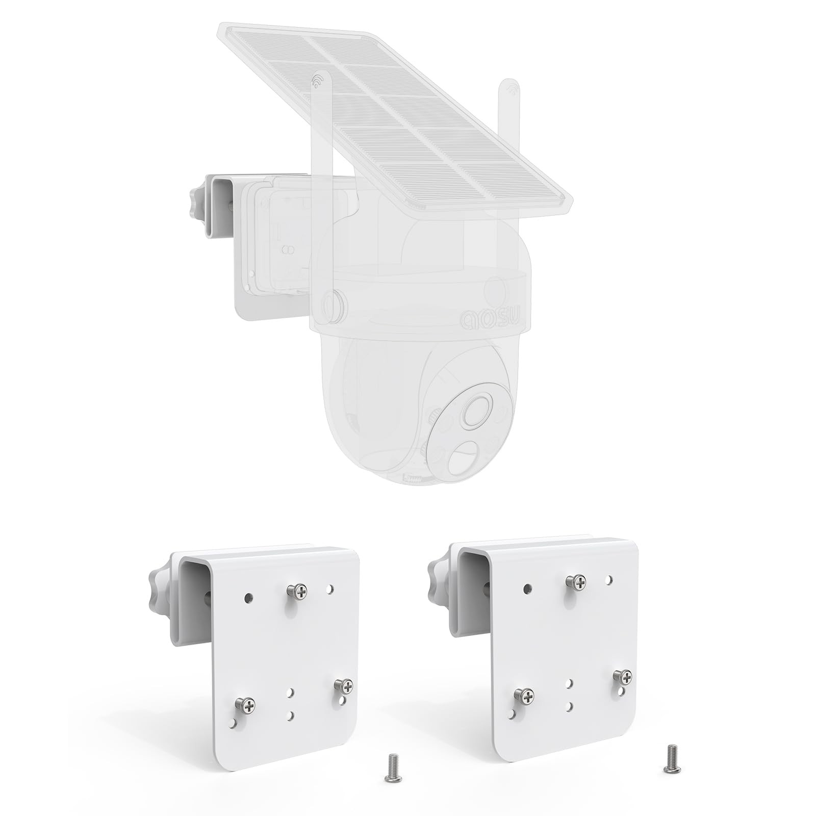 Gutter Mount for AOSU Solar Security Cameras Outdoor Wireless(SolarCam D1 Cla…