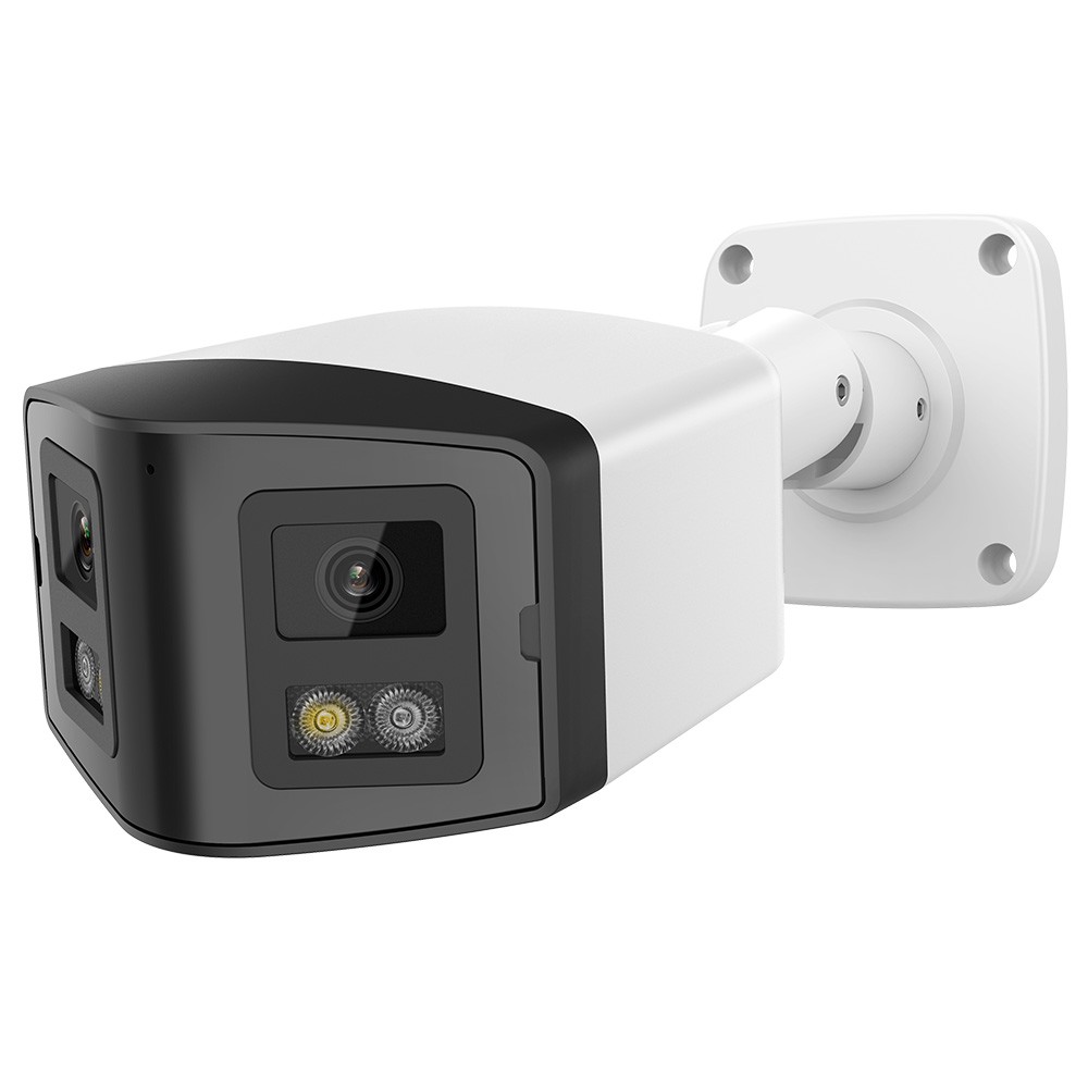 6 PACK VIKYLIN 4MP 180 Panoramic Dual Light Full Color IR LED Bullet IP Camera