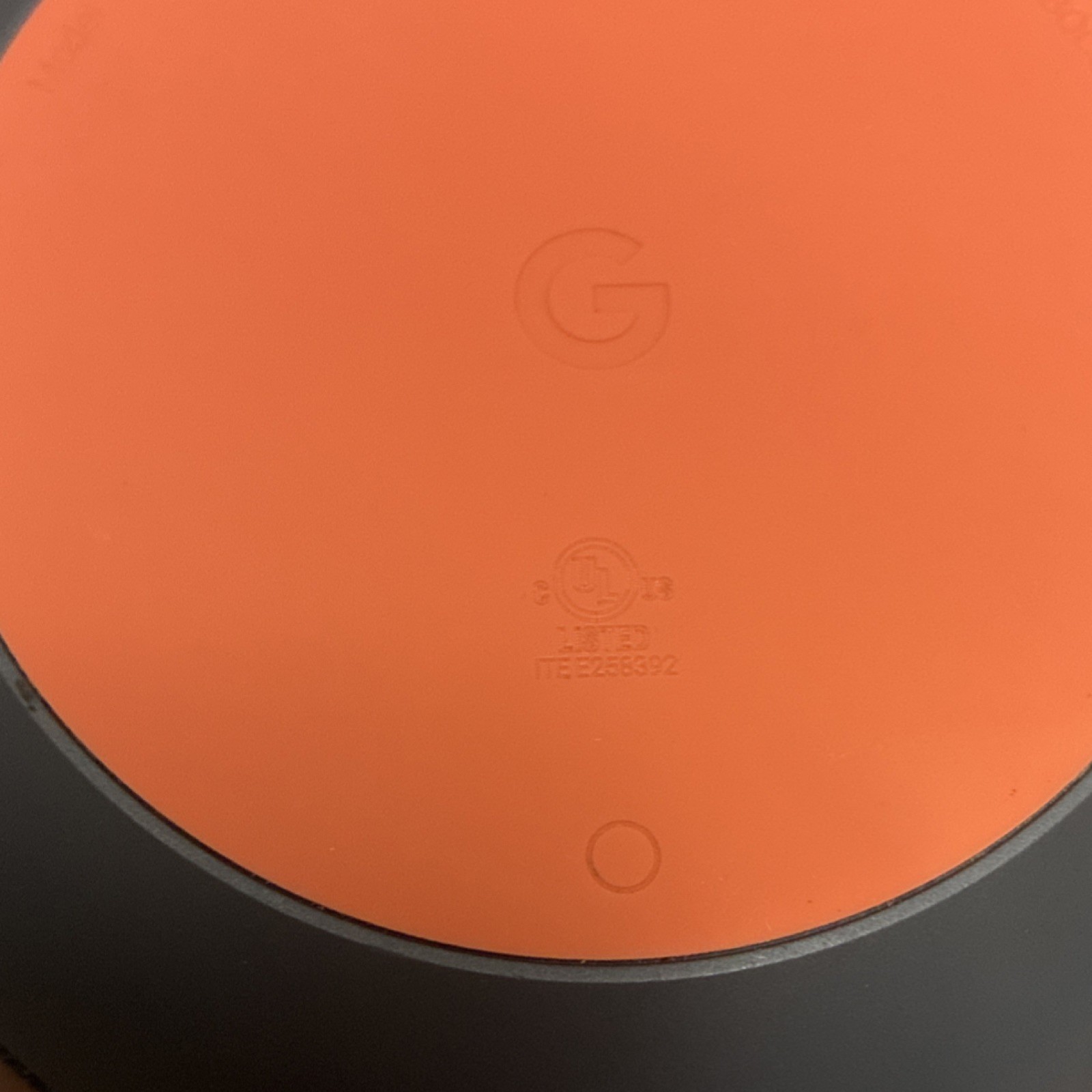 Google Home Mini Smart Speaker Gray/Orange, Wi-Fi Bluetooth Voice Control