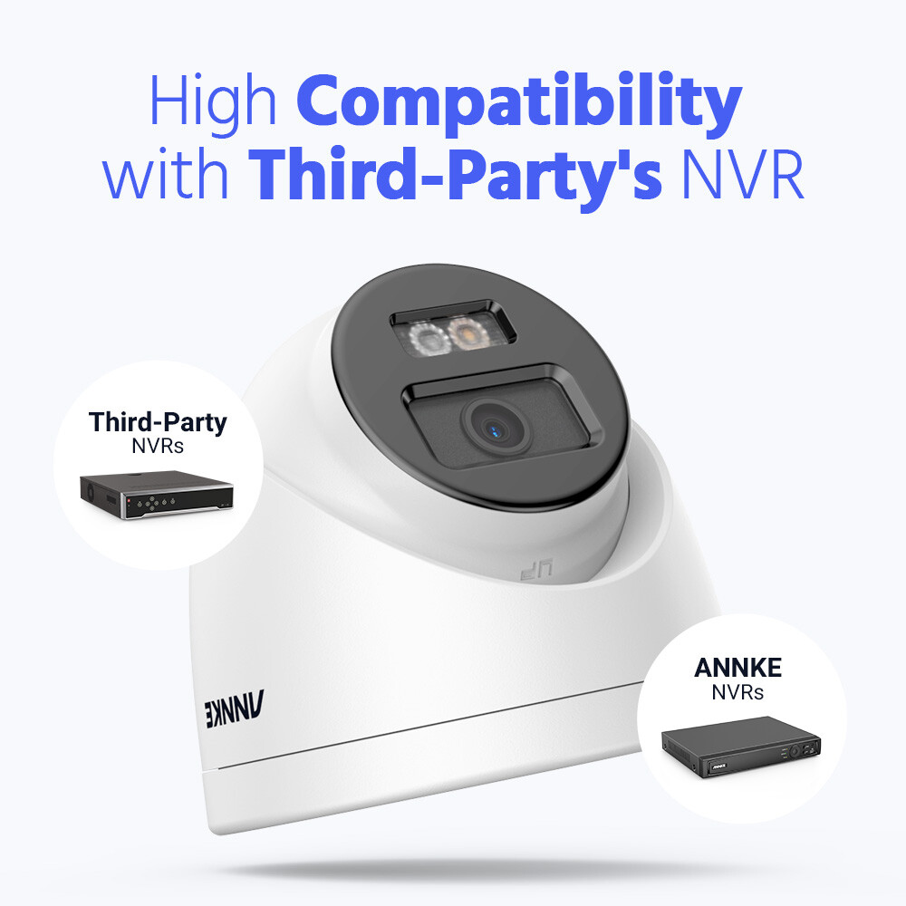 ANNKE 16CH 12MP NVR 5MP POE Security IP Camera System 3K AI Color Night Vision