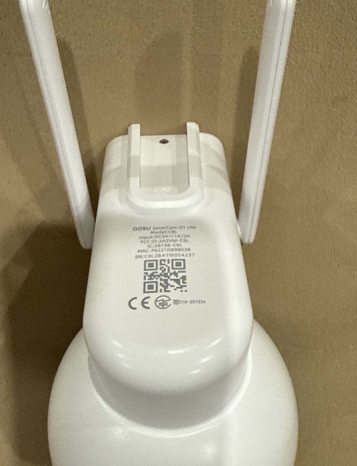 AOSU C9E2CA11 (SolarCam D1 SE) Solar Security Camera Wireless Outdoor-OPEN BOX!