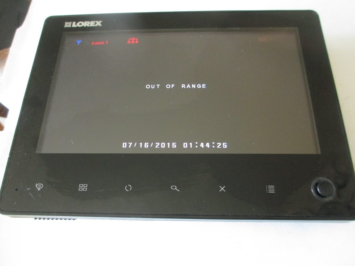 Lorex used 7″ lcd monitor for WL2750 security system power cable but no supply