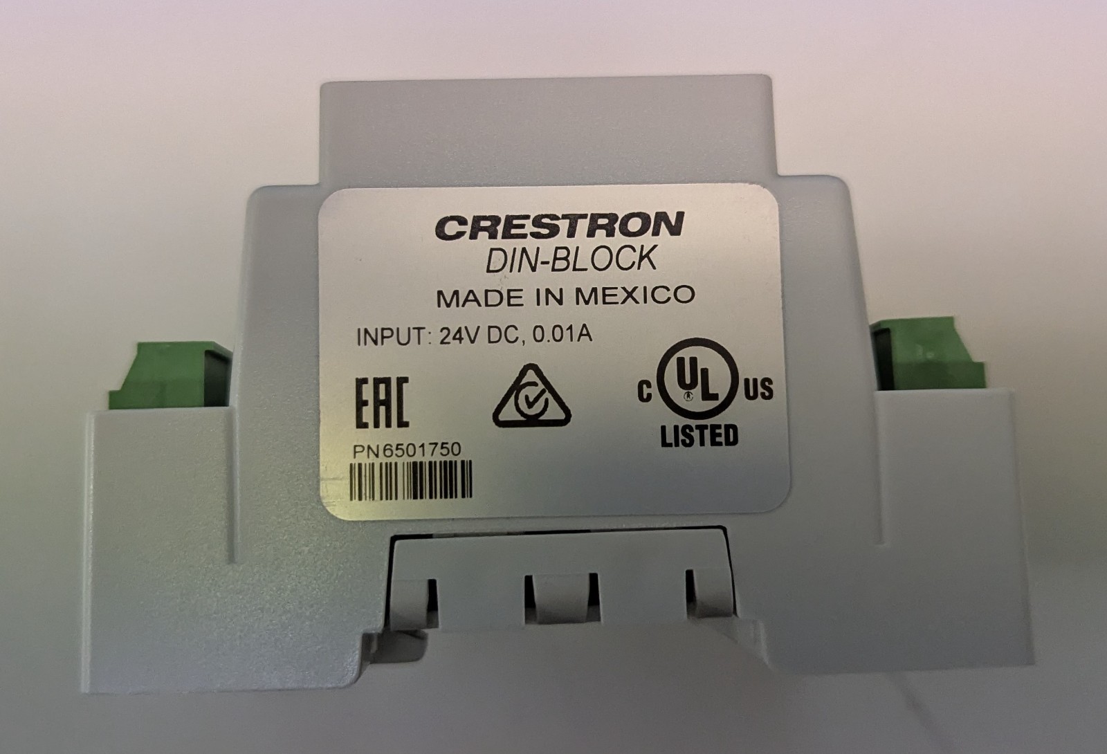 Crestron DIN-BLOCK DIN Rail Cresnet Distribution Block 6501750