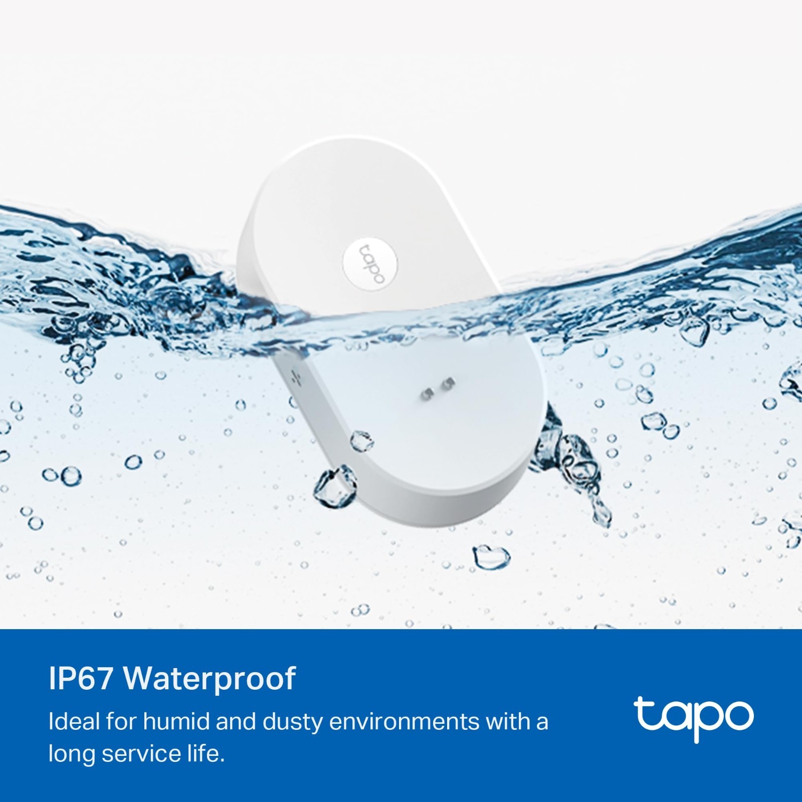 Smart Water Leak Detector Sensor – Wi-Fi, 90dB Alarm, App Alerts, Alexa & Google