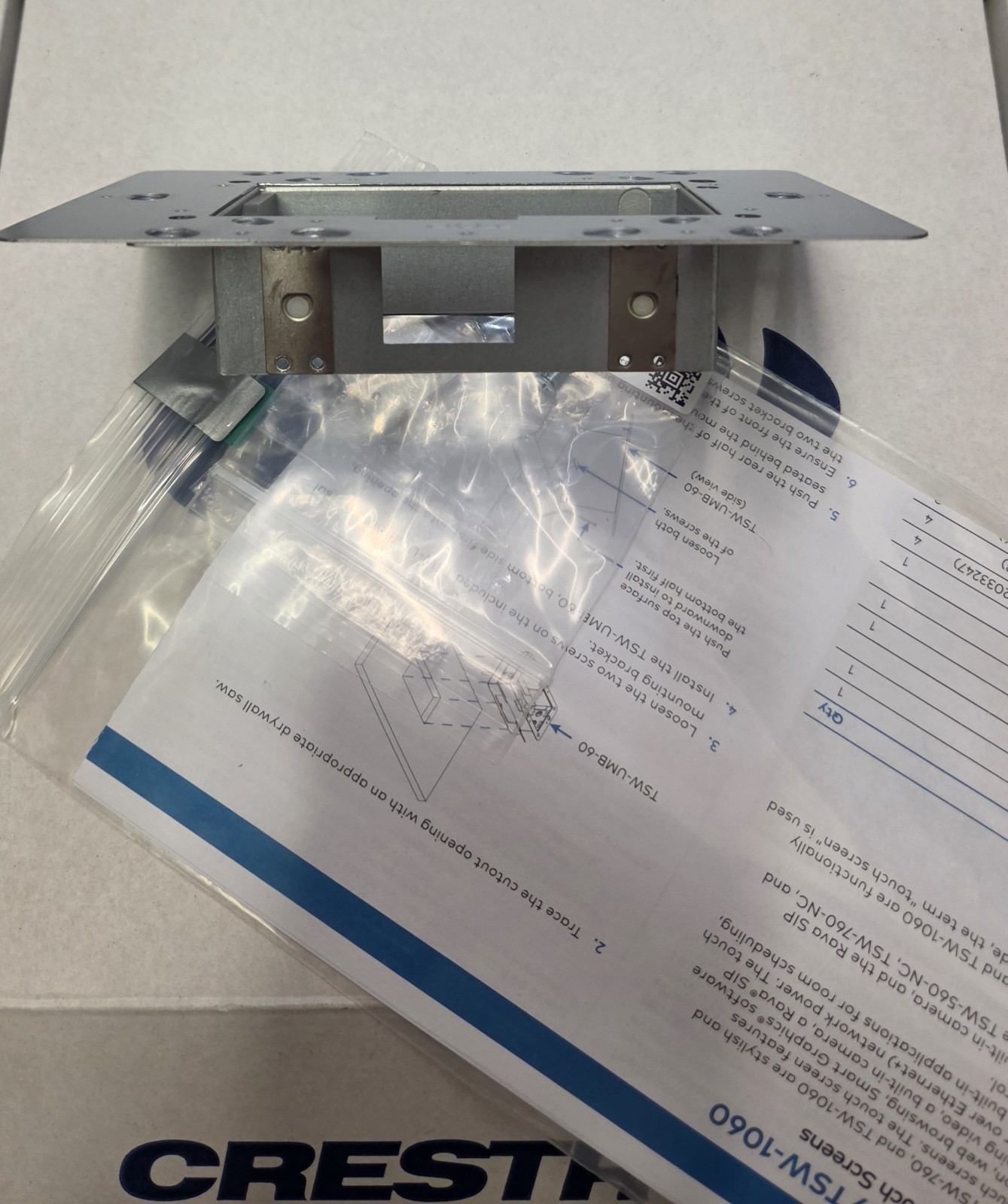 CRESTRON wall mount bracket For TSW -1060, TSW-760, TSW-560