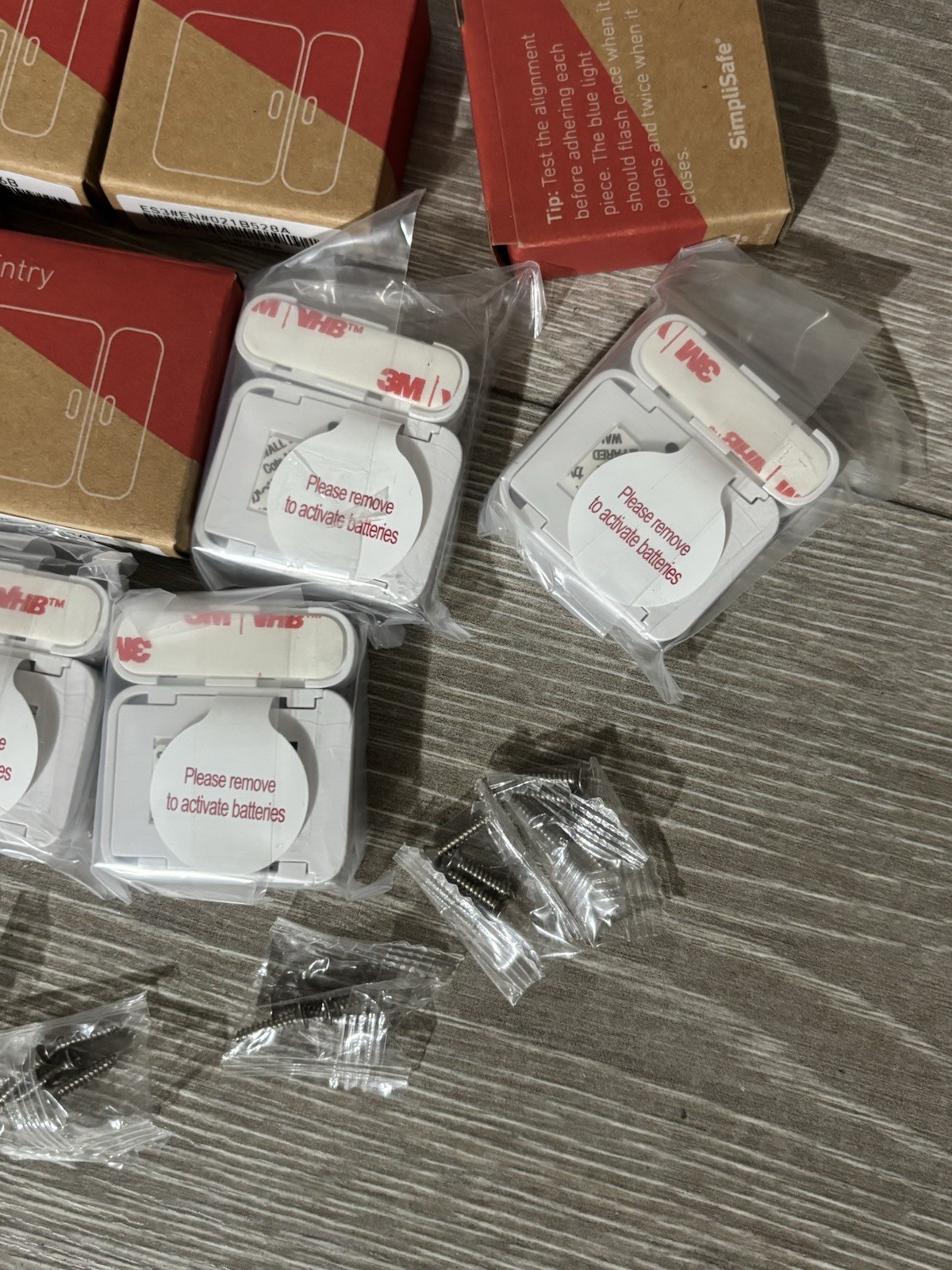 Lot of 9x SimpliSafe Entry Sensor Door/Window ES3 and 4x Glassbreak Sensors GB3